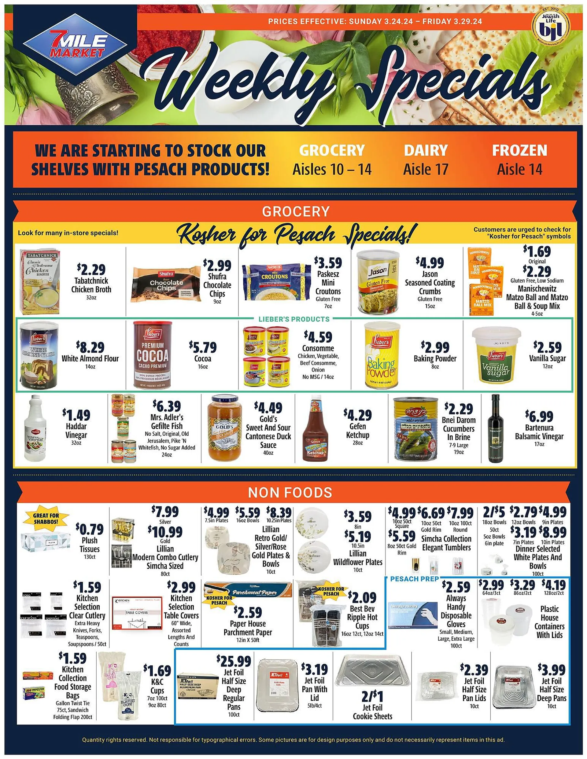 Weekly ad Seven Mile Market ad from March 24 to March 29 2024 - Page 