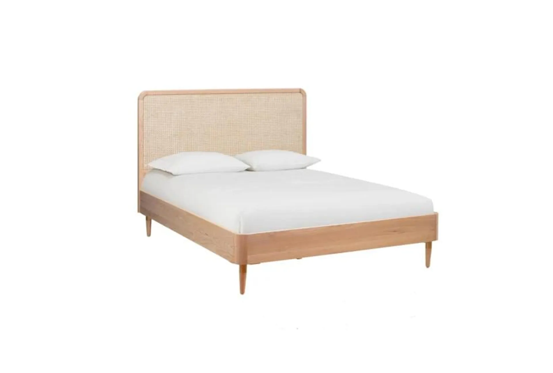 Canary Wood & Cane Cane Queen Platform Bed