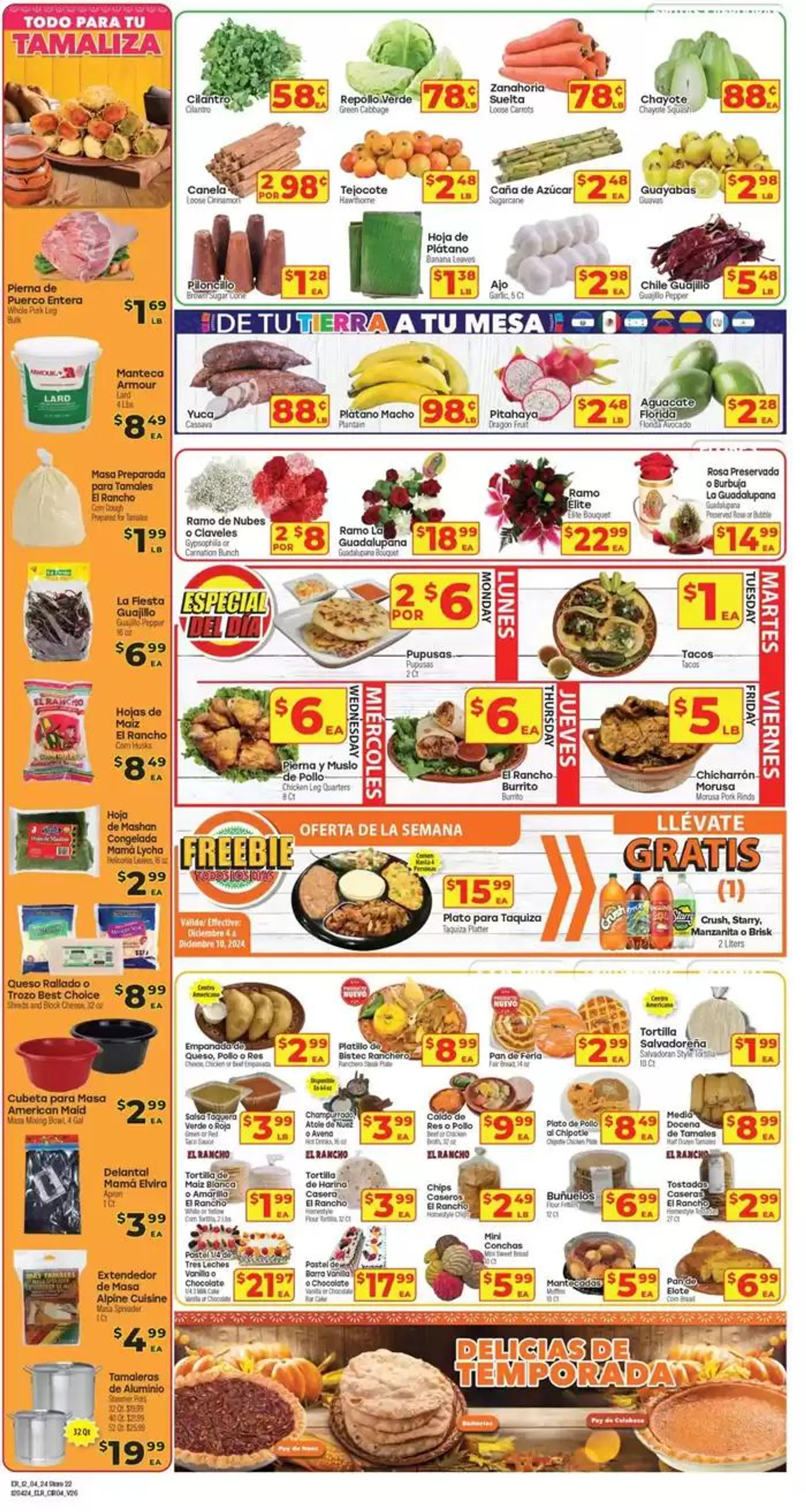 Weekly ad Supermercado El Rancho Weekly ad from December 4 to December 18 2024 - Page 4