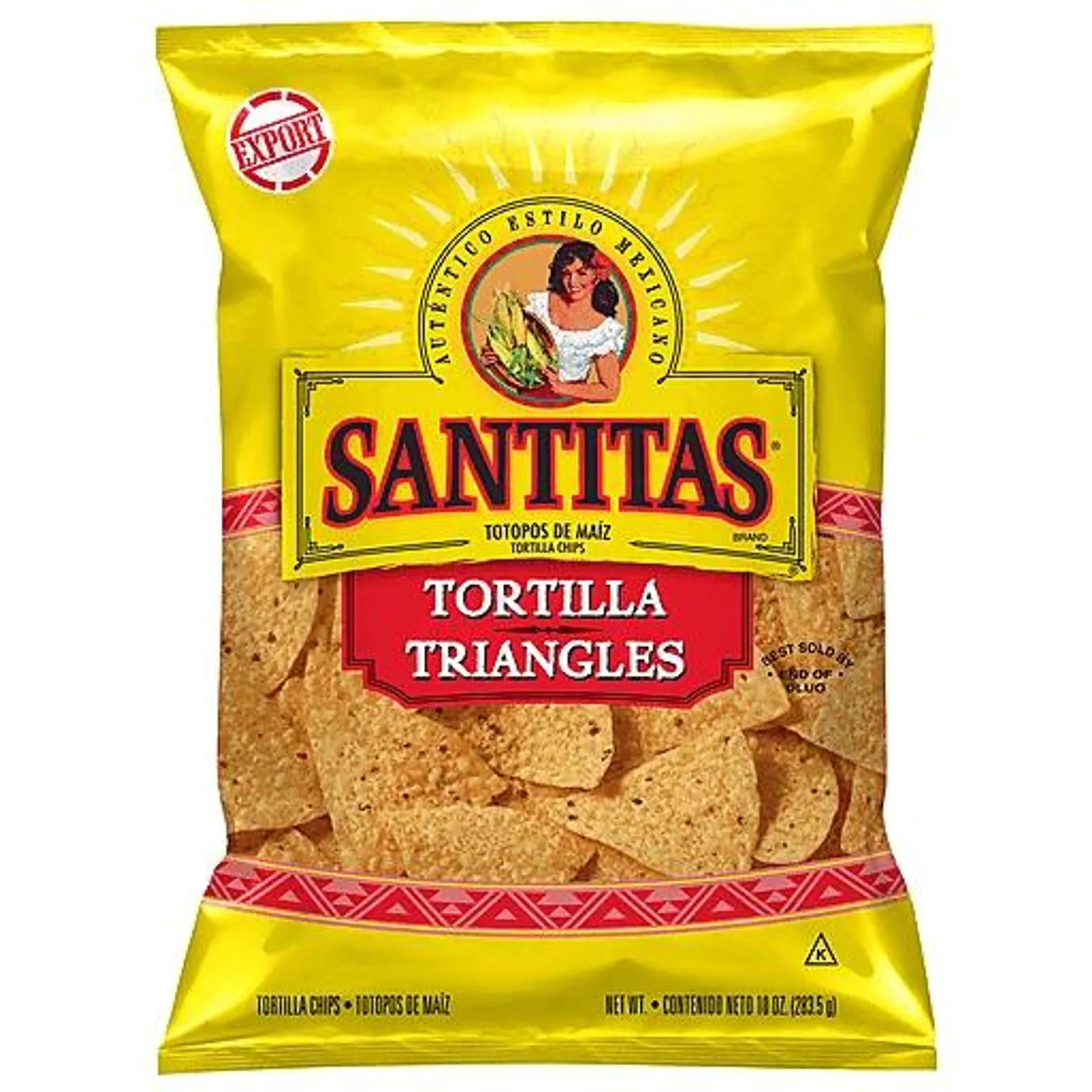 Santitas Tortilla Triangles Tortilla Chips 10 oz bag