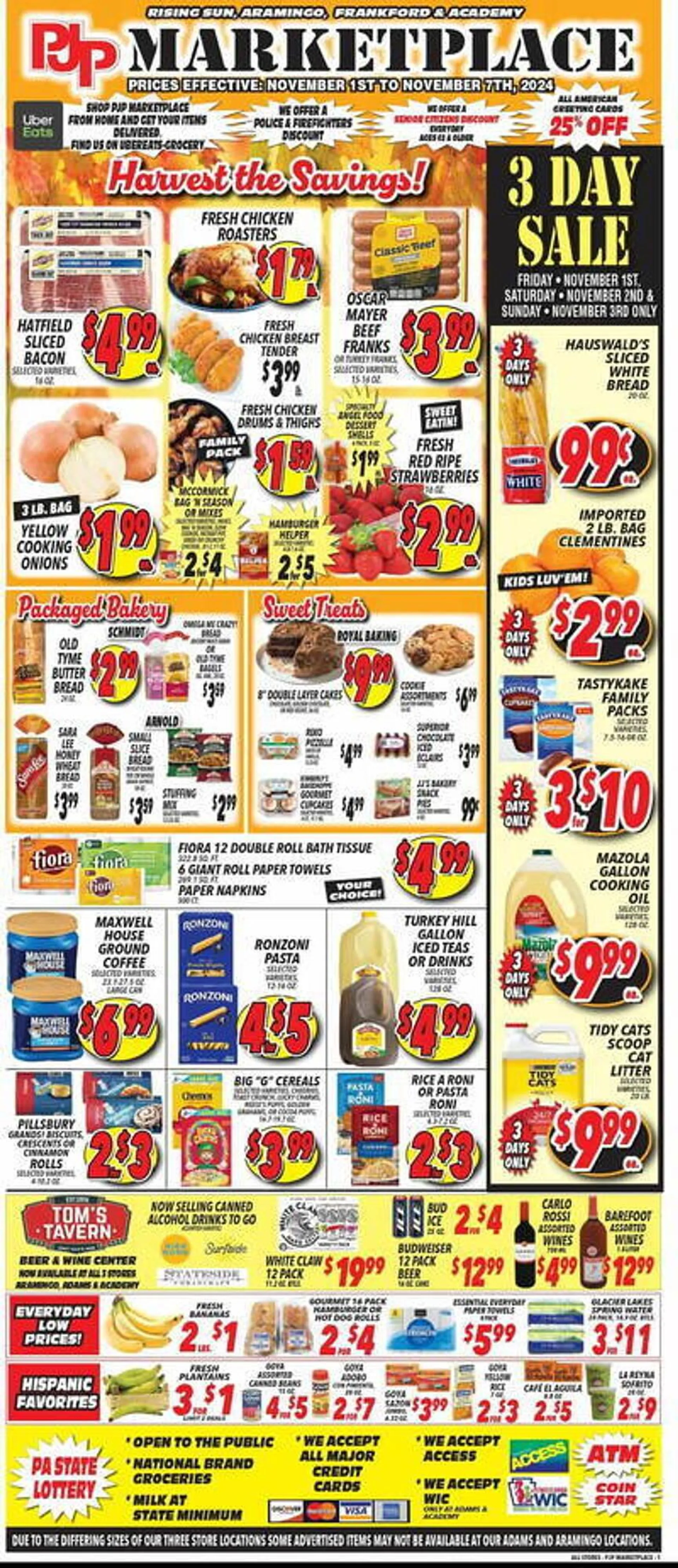 PJP Marketplace Weekly Ad - 1