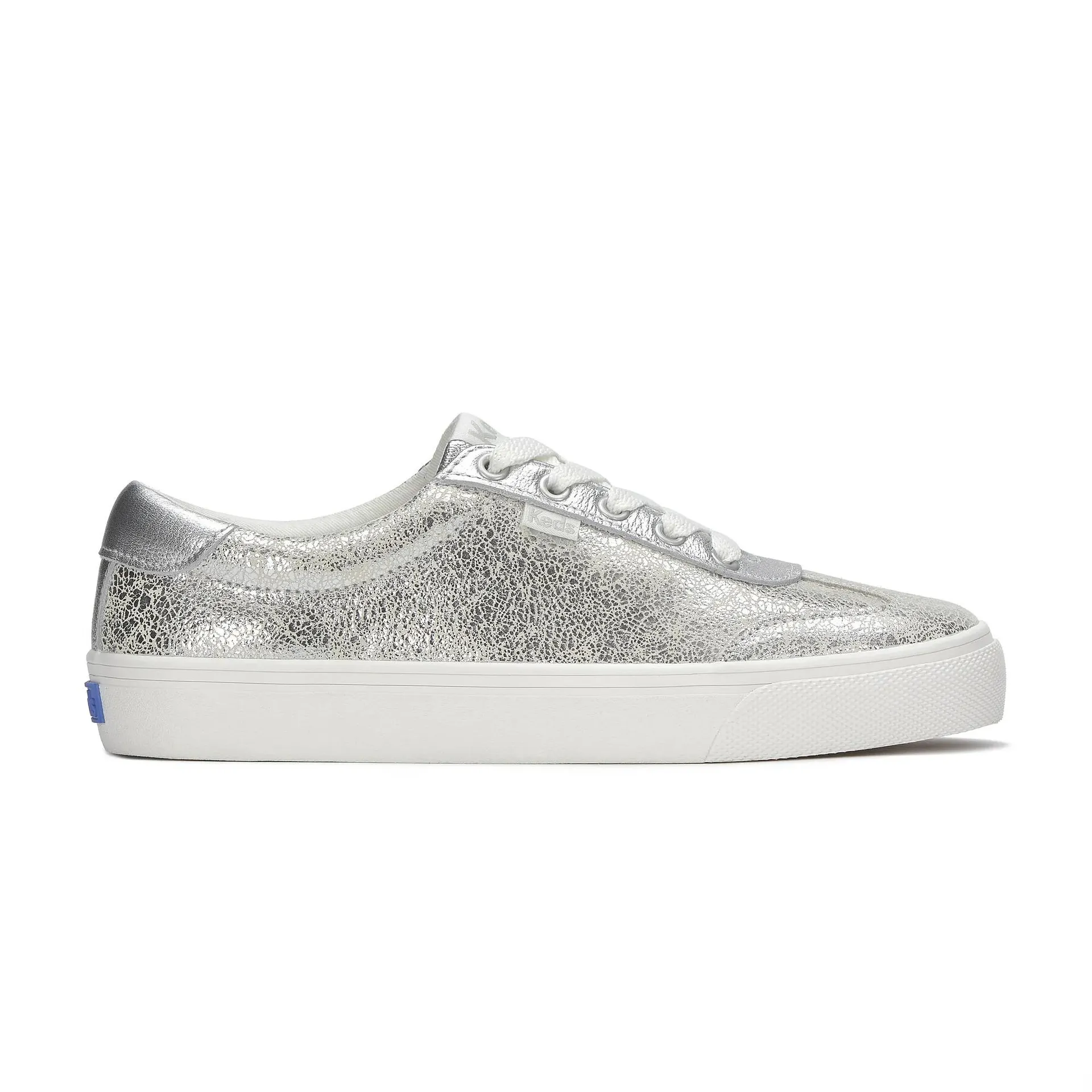 Keds Jump Kick T-Toe Distressed Metallic Lace Up