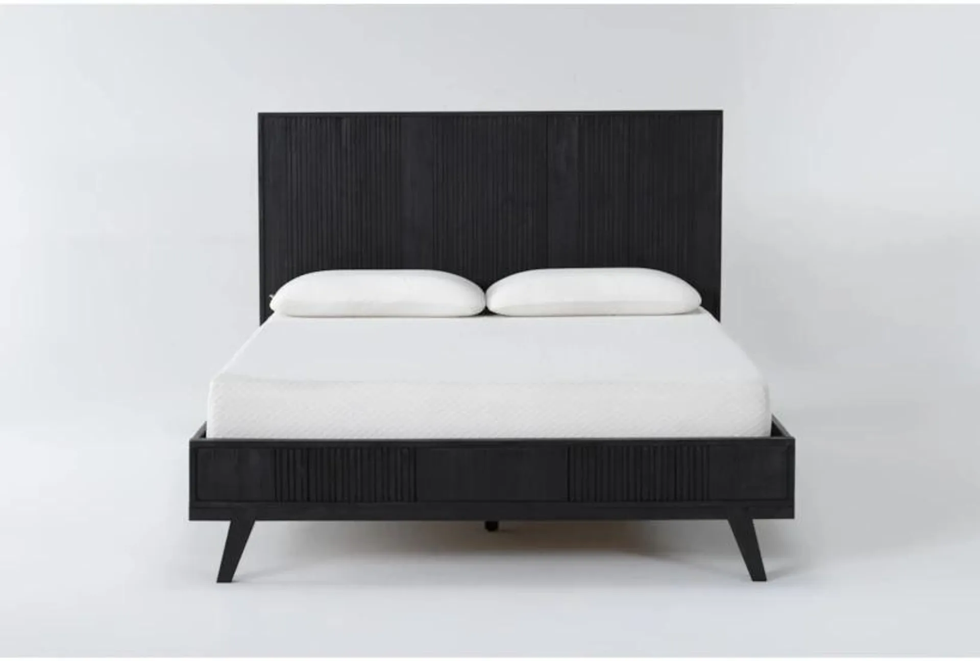 Joren Black Queen Wood Platform Bed