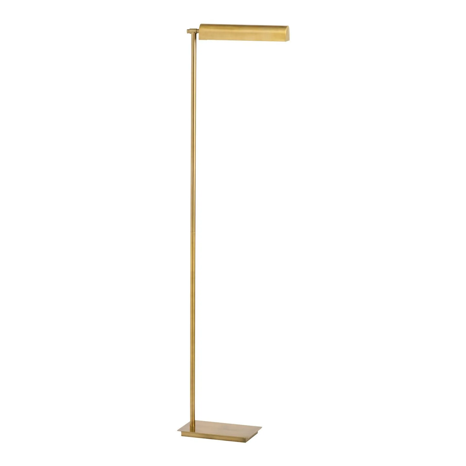 Remi Antique Brass Task Floor Lamp