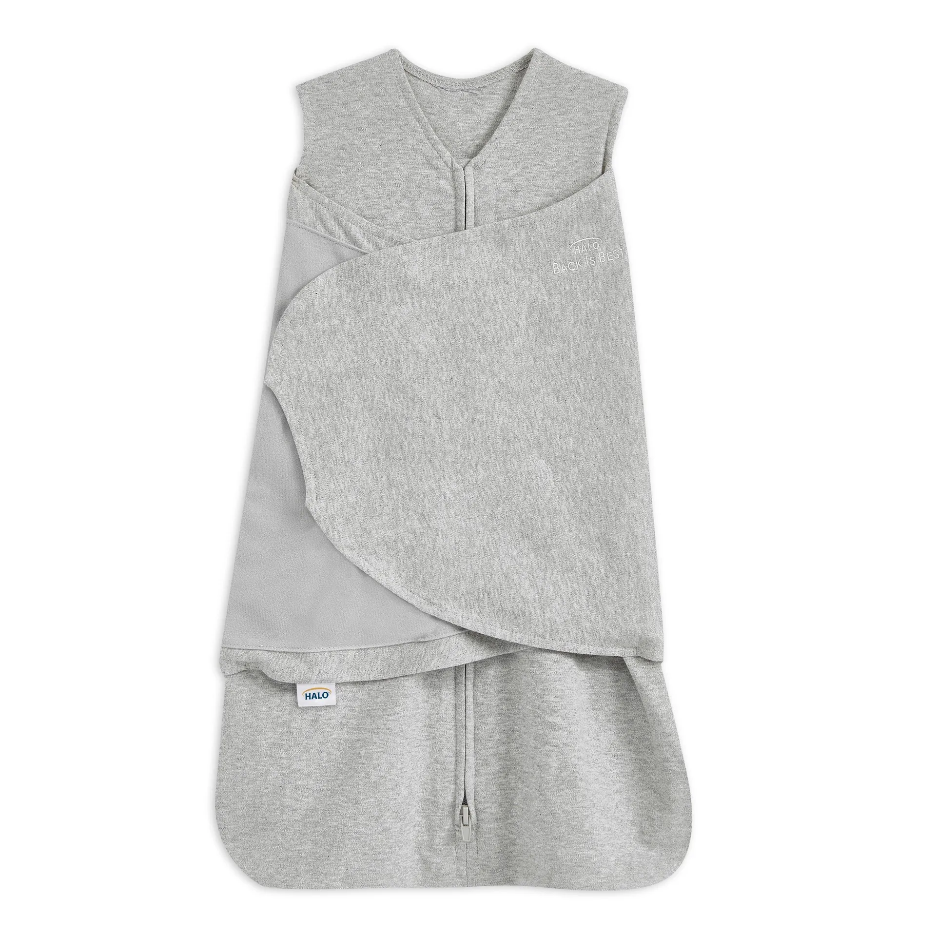 Halo Sleepsack Swaddle Cotton heather grey