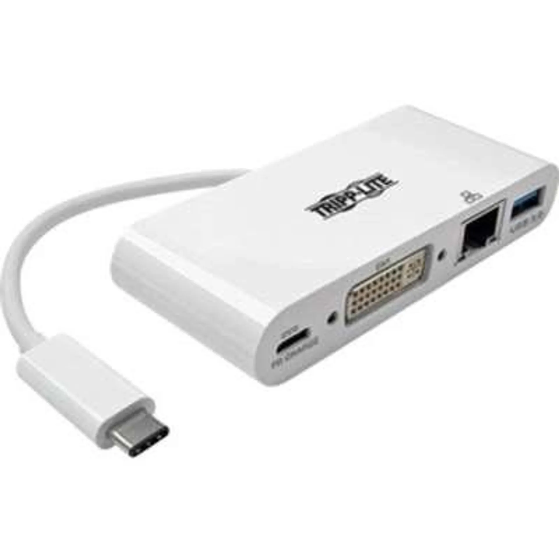 Tripp Lite USB C to DVI Multiport Adapter Converter Hub USB Type C to DVI