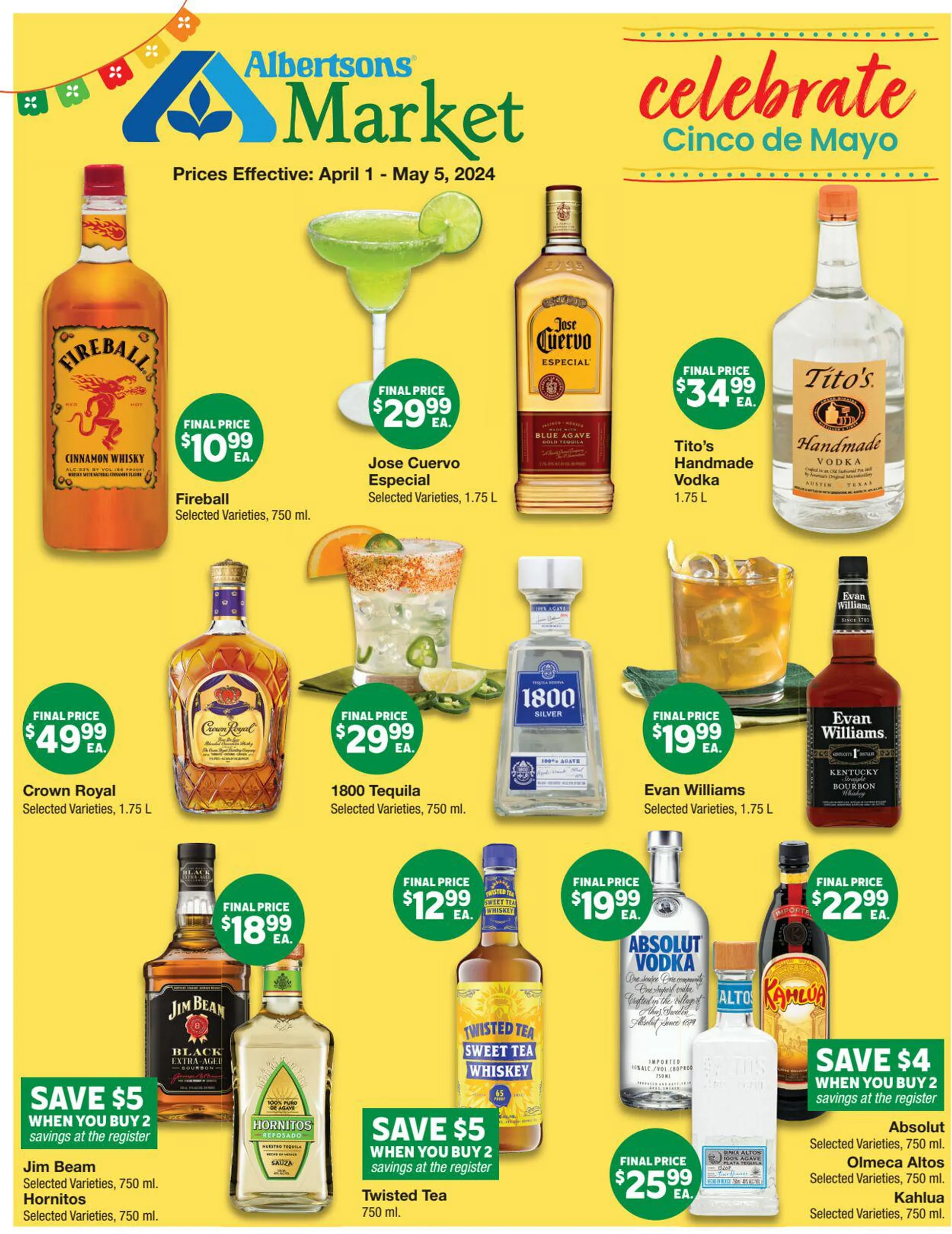 Weekly ad United Supermarkets Current weekly ad from April 1 to May 5 2024 - Page 2