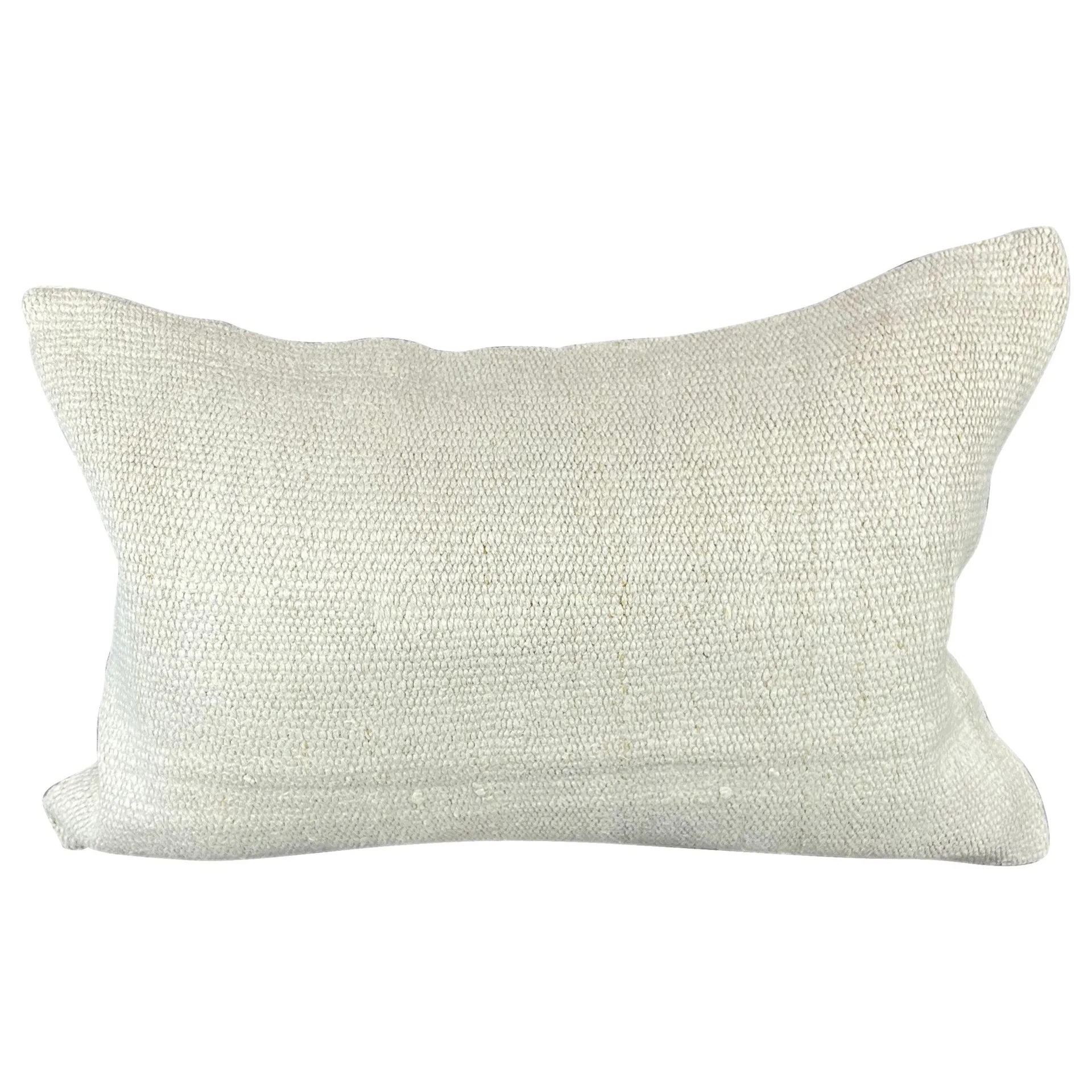 16 x 24 Hemp Pillow Turkish Cushion Natural White Pillow Cushion Cover #6157