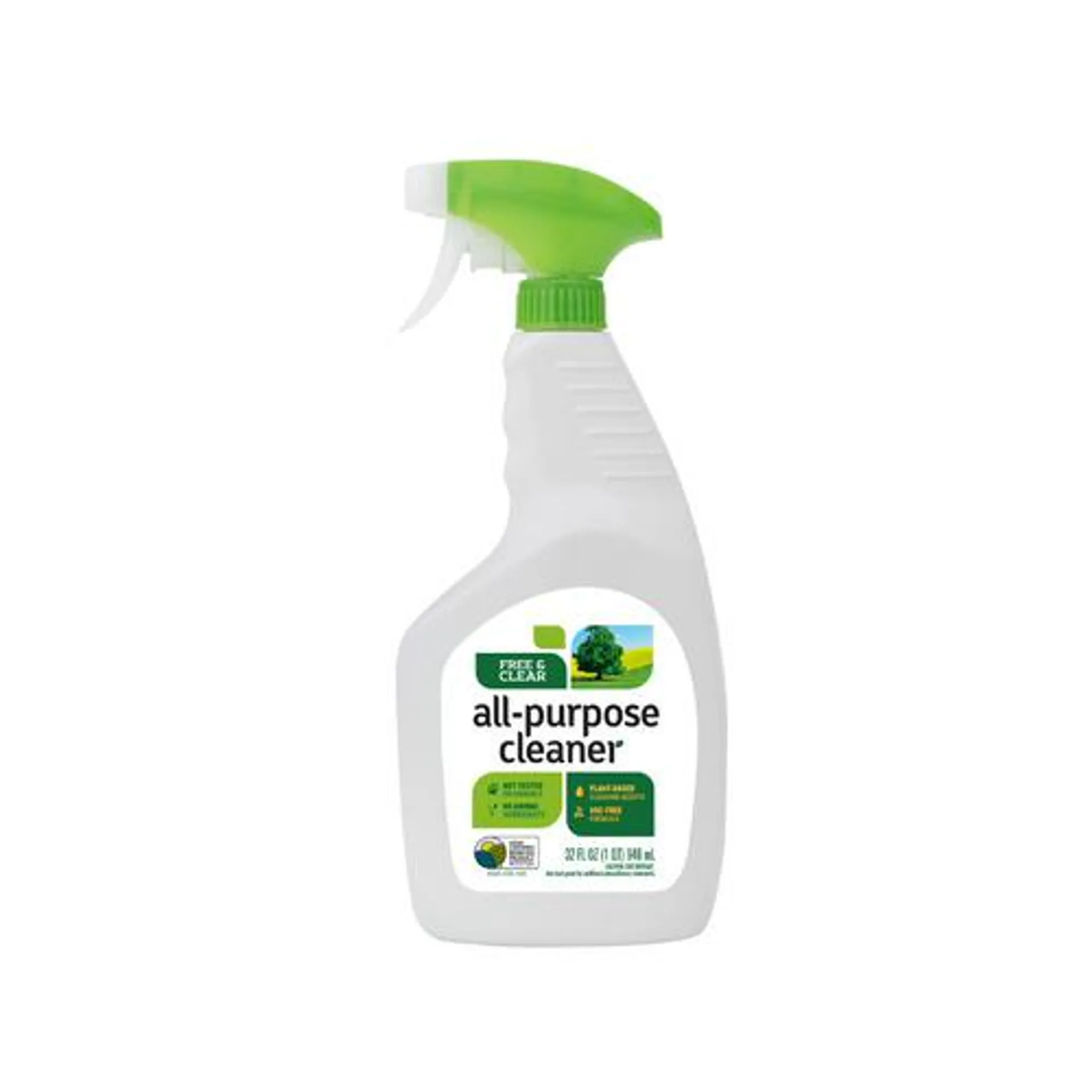 all-purpose spray cleaner, free & clear