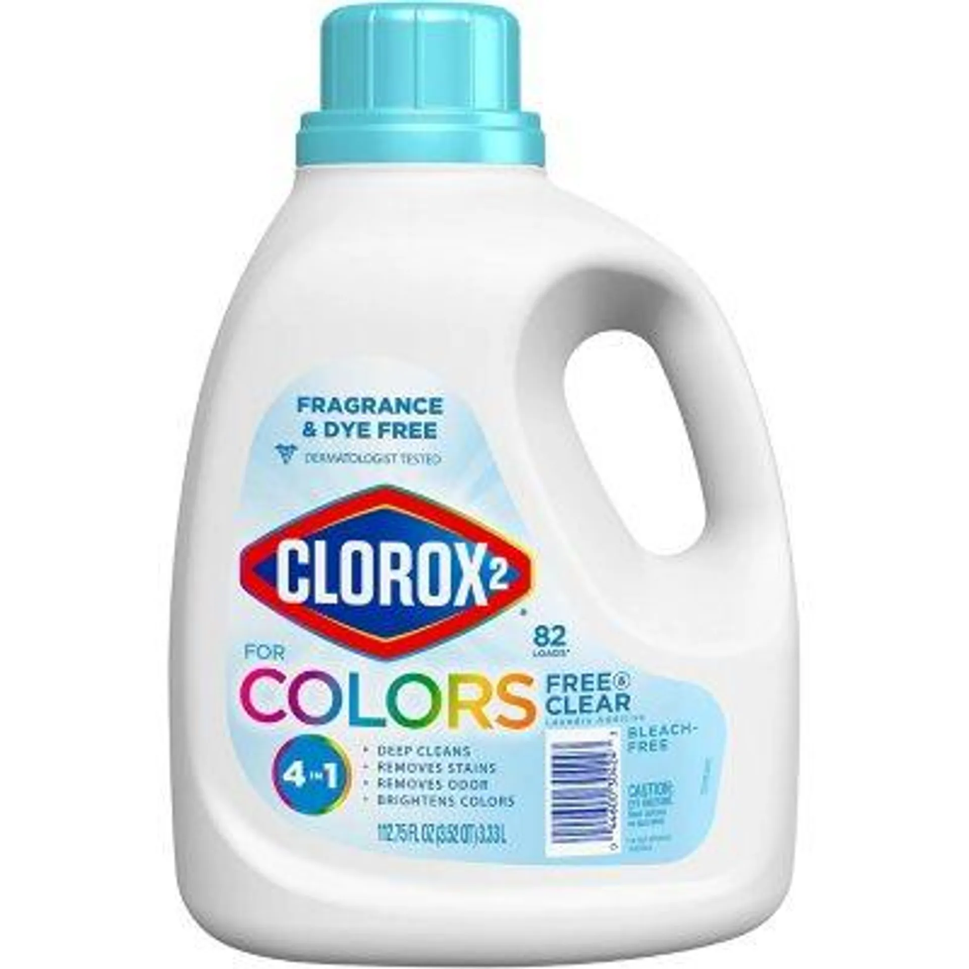 Clorox 2 for Colors Free & Clear Stain Remover, 90 loads, 112 fl. oz.