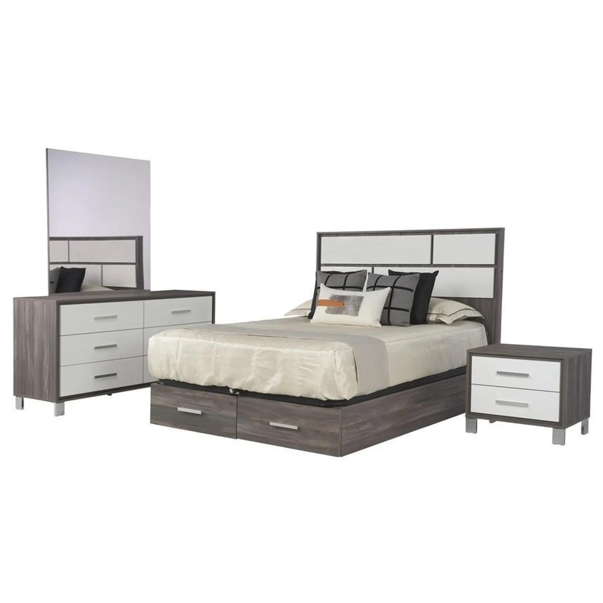 4-Piece Queen Storage Bedroom Set