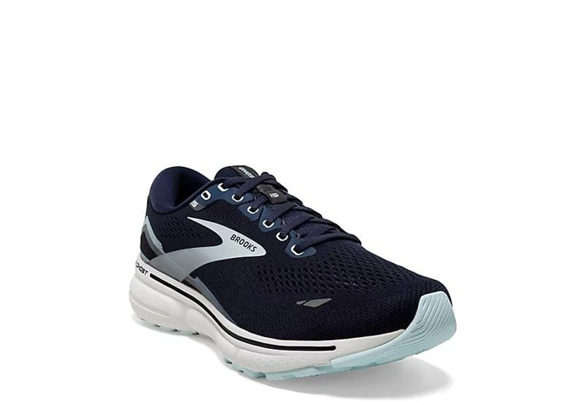 Brooks Womens Ghost 15 Running Shoe - Dark Blue