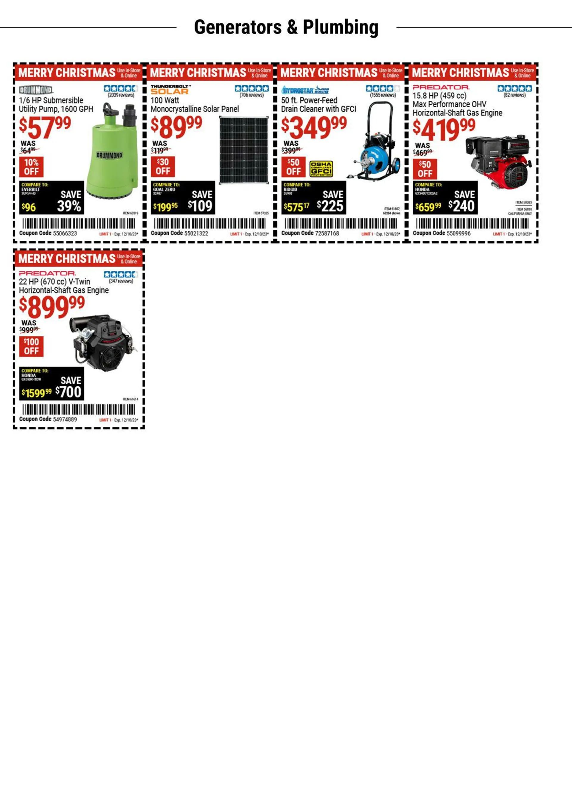 Weekly ad Harbor Freight from December 5 to December 18 2023 - Page 4