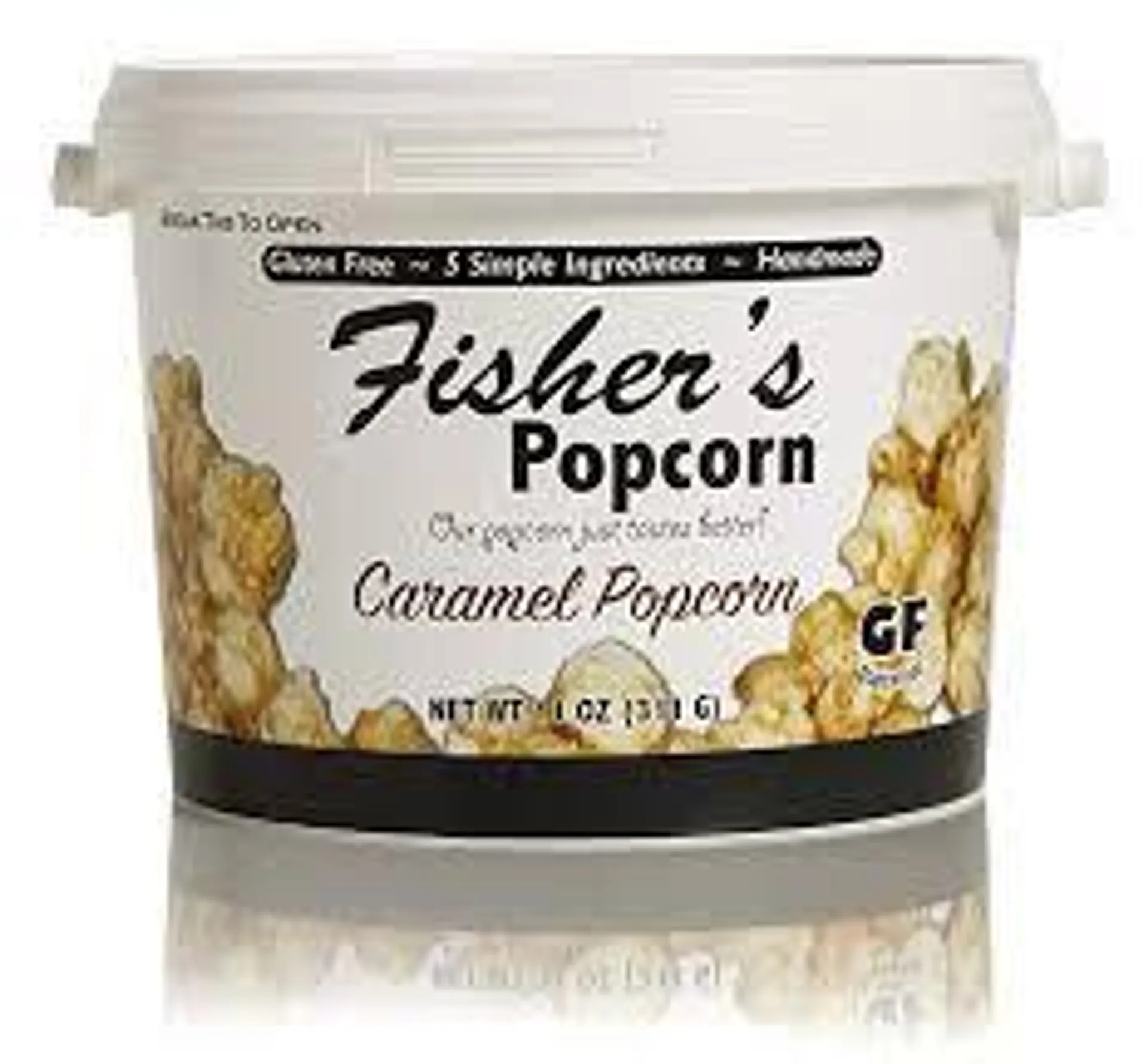 Fisher's - Caramel Popcorn Tub 11 Oz