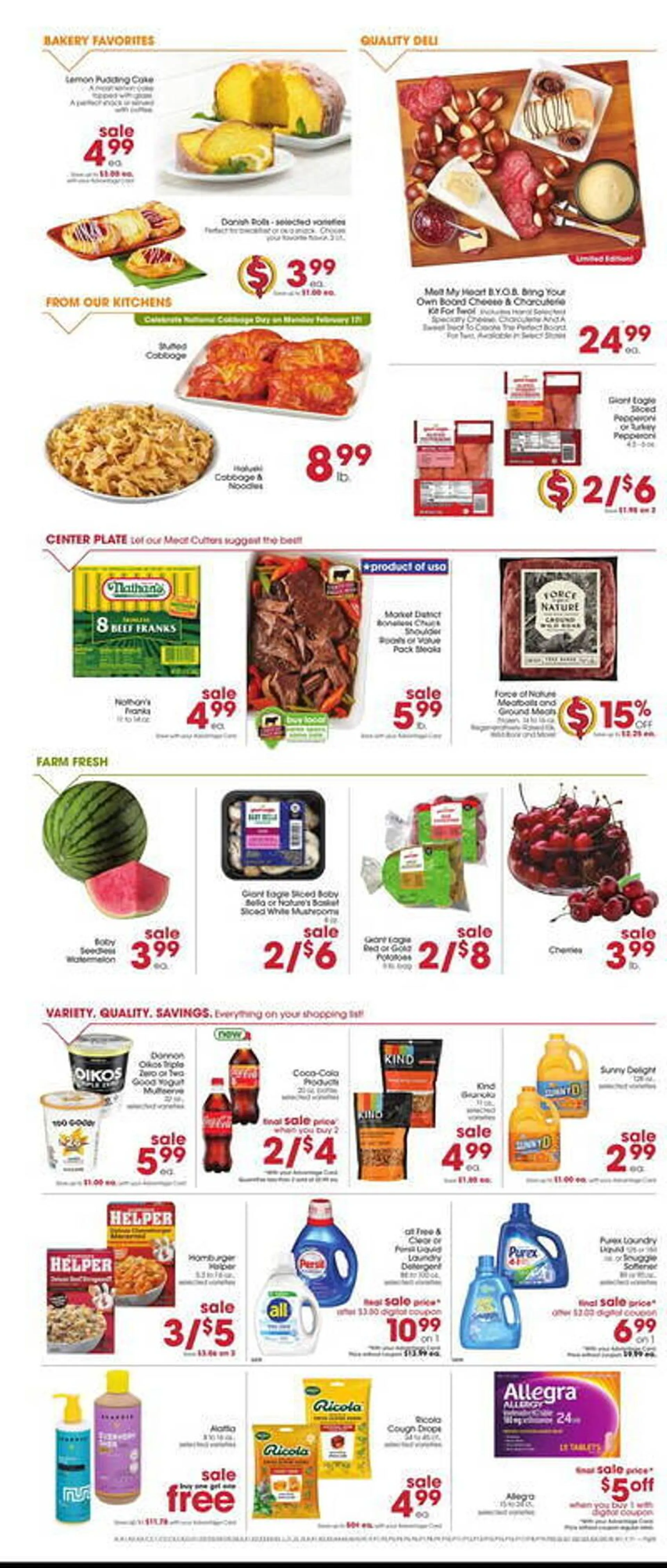 Catálogo de Giant Eagle Weekly Ad 13 de febrero al 19 de febrero 2025 - Página 7