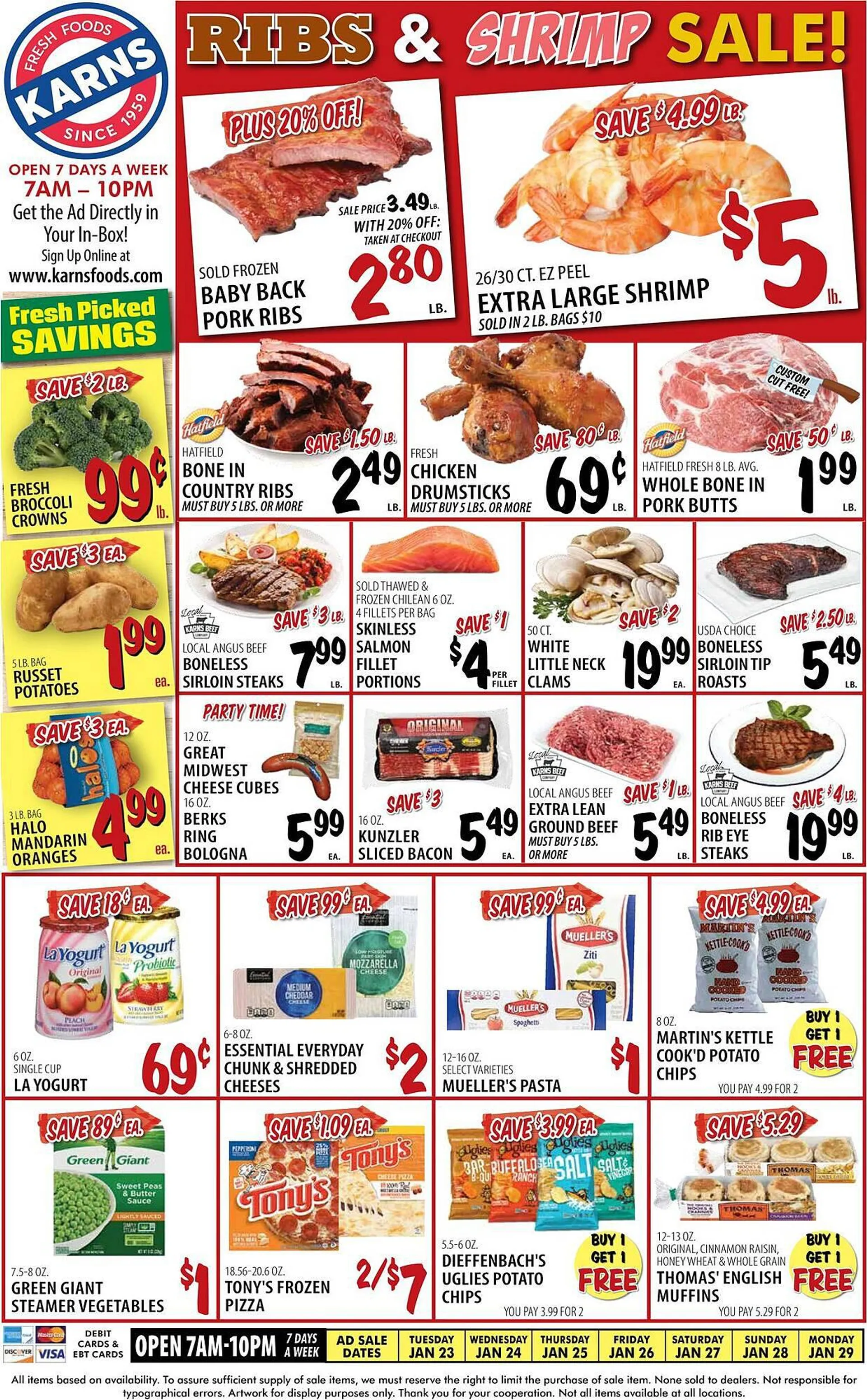 Weekly ad Karns Weekly Ad from January 23 to February 19 2024 - Page 1