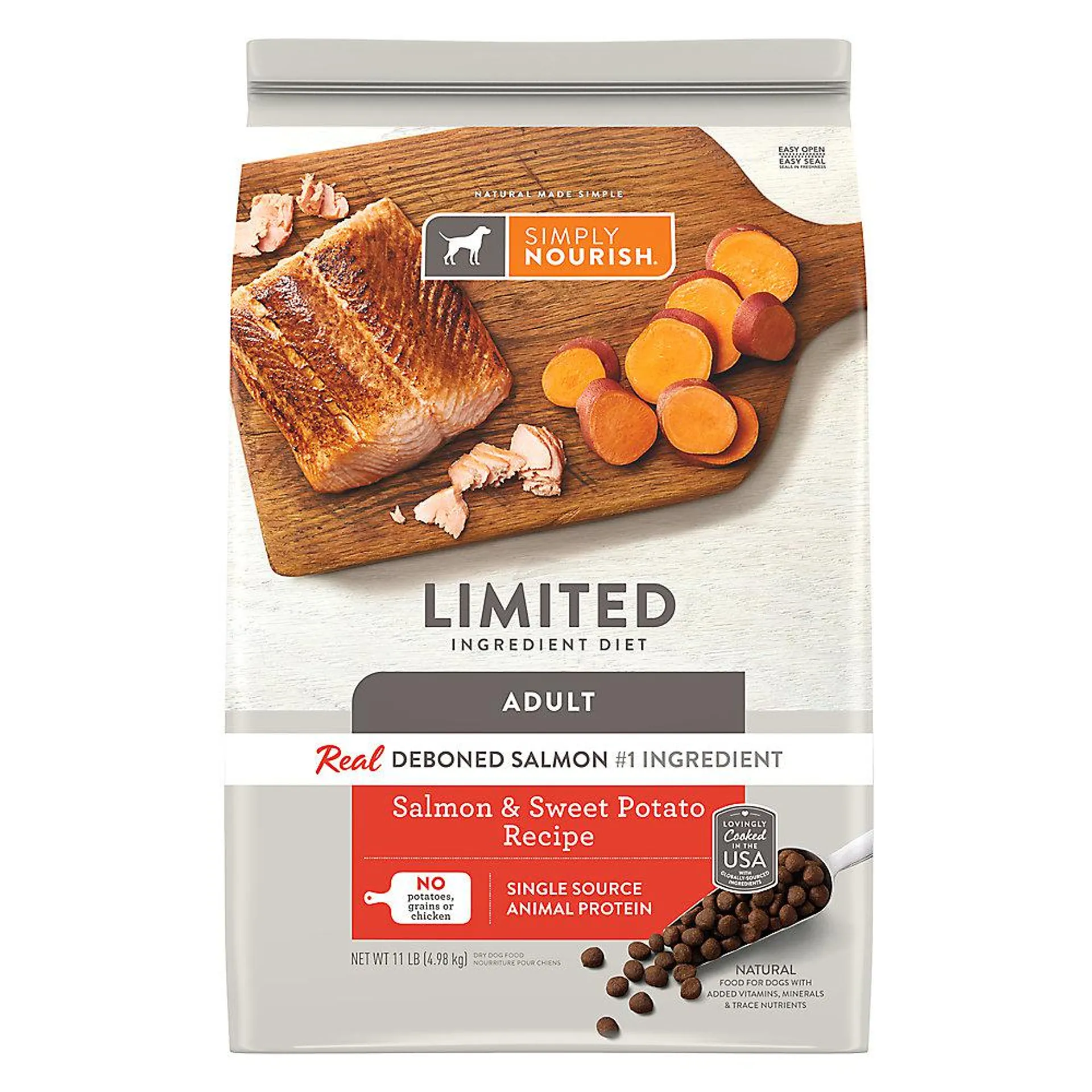 Simply Nourish® Limited Ingredient Diet Adult Dry Dog Food - Salmon & Sweet Potato