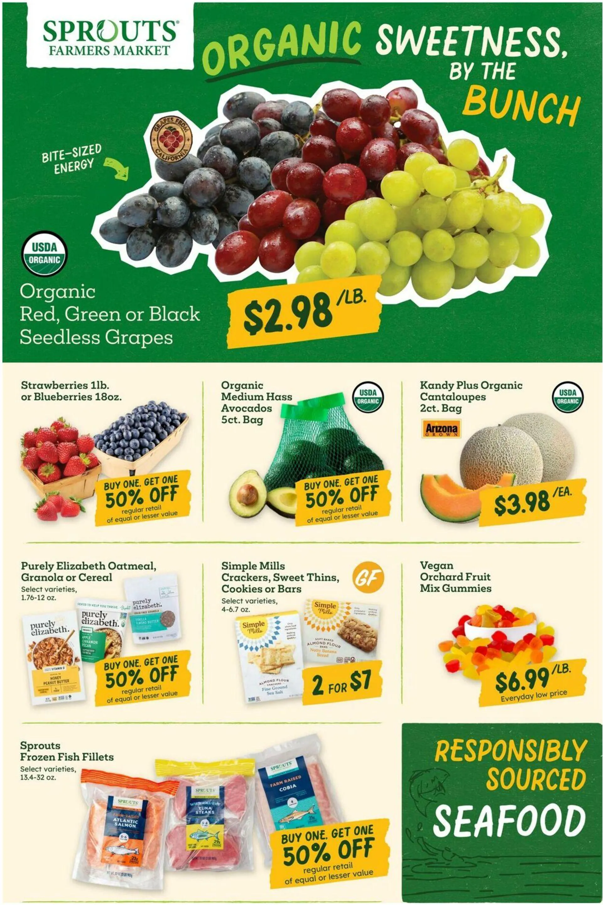 Weekly ad Sprouts Current weekly ad from August 13 to August 19 2025 - Page 1