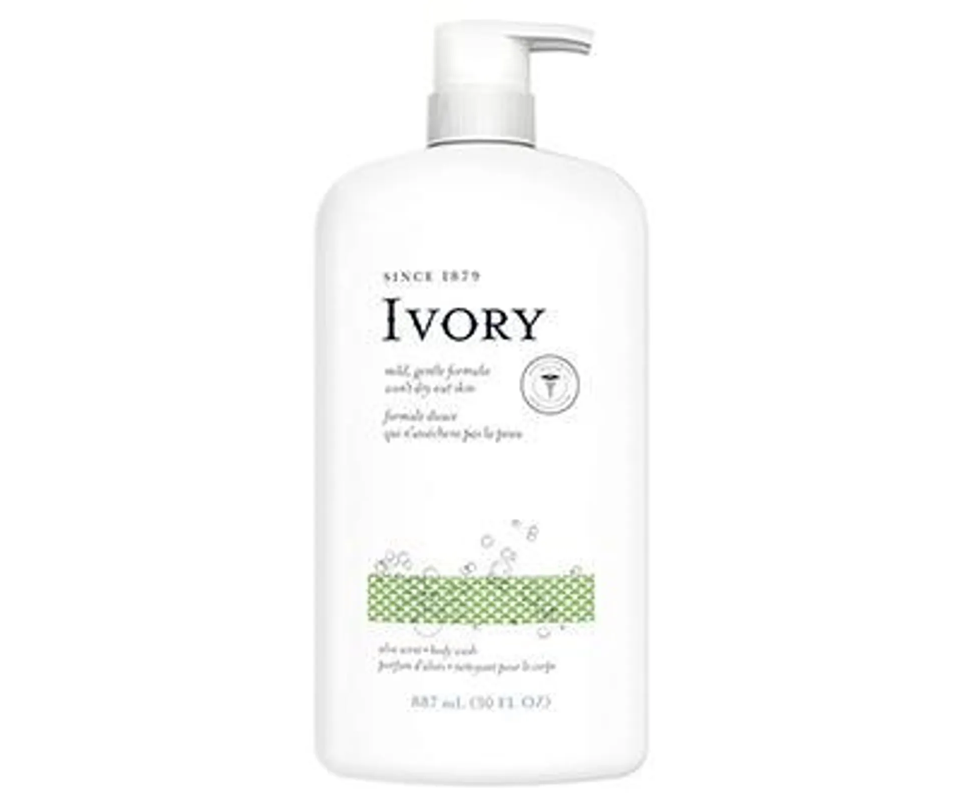 Ivory Mild & Gentle Body Wash, Aloe Scent, 27oz