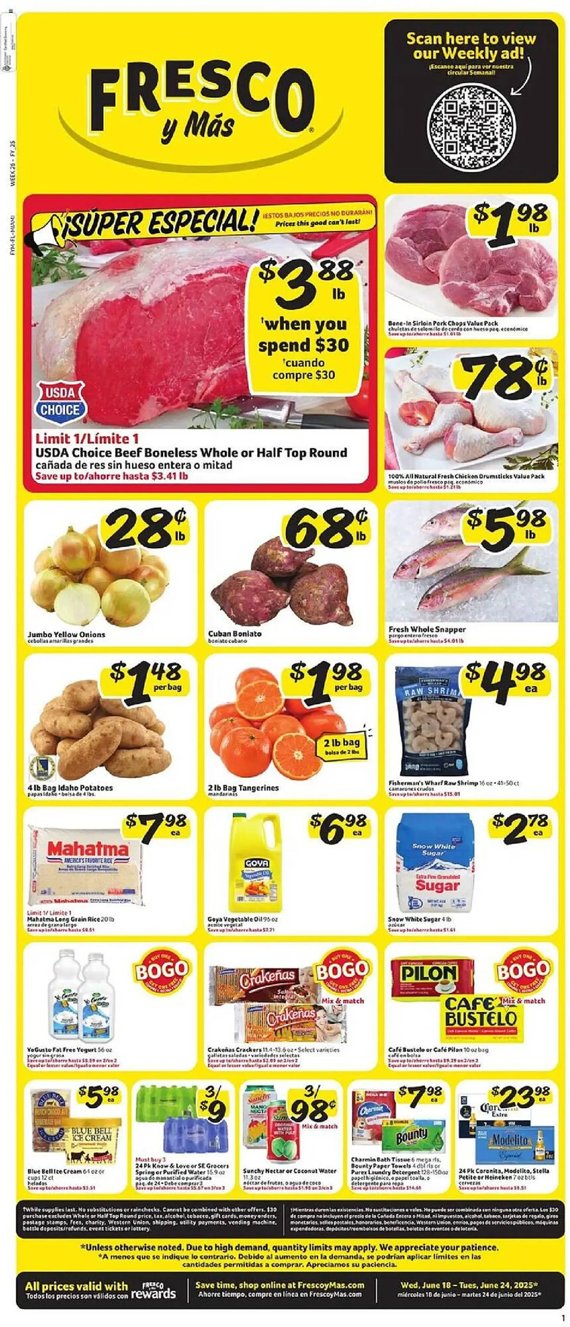 Fresco y Más Weekly Ad - 1