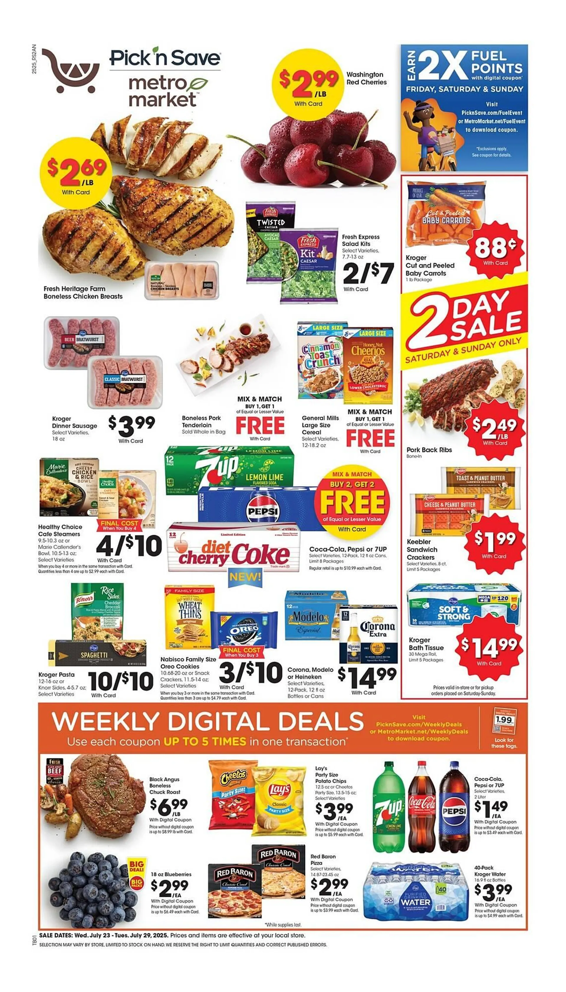 Weekly ad Metro Market ad from July 23 to July 29 2025 - Page 1