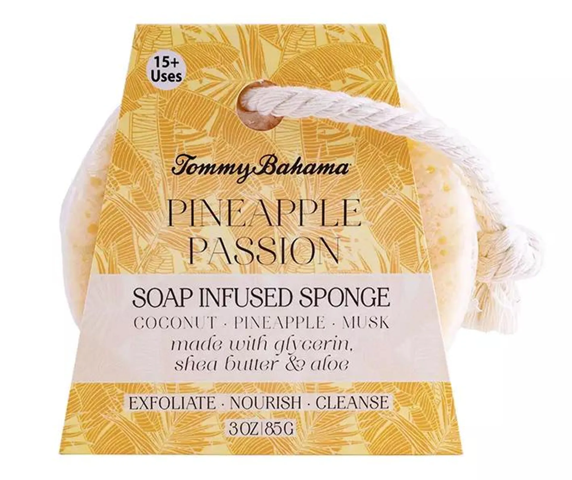 Pineapple Passion Soap-Infused Sponge, 3 Oz.