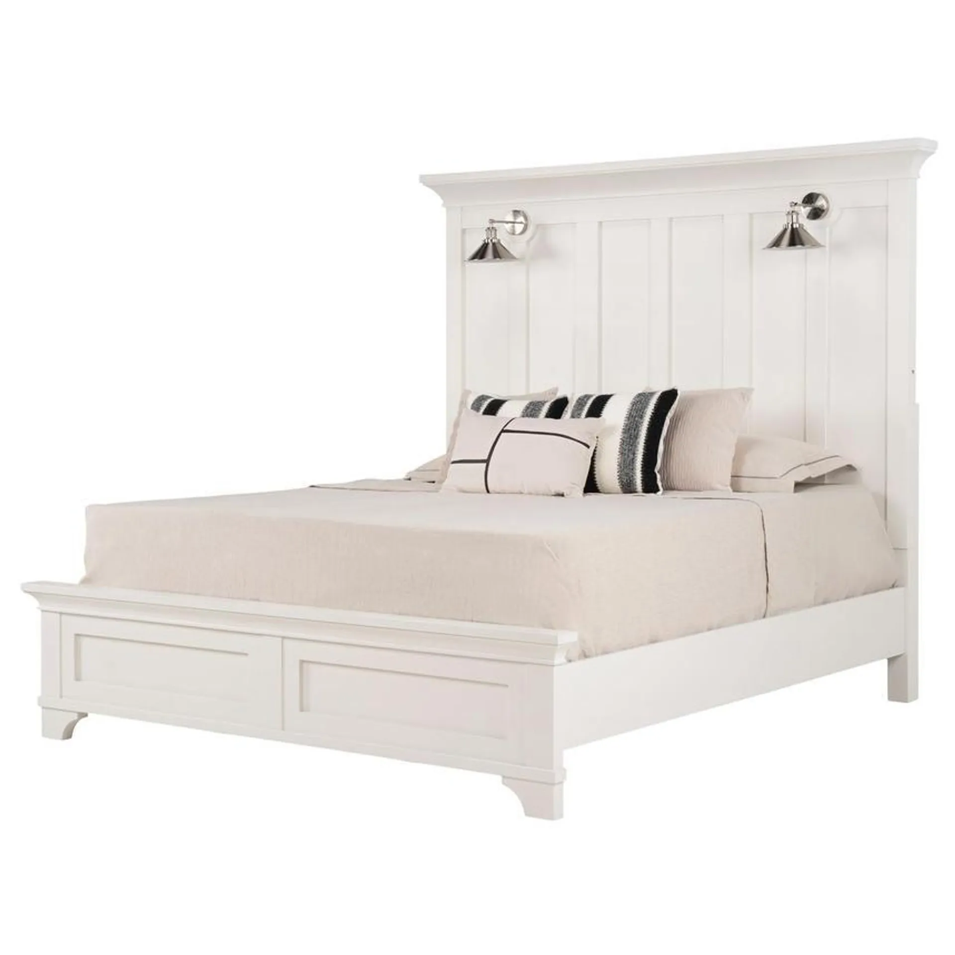 Nayer King Panel Bed