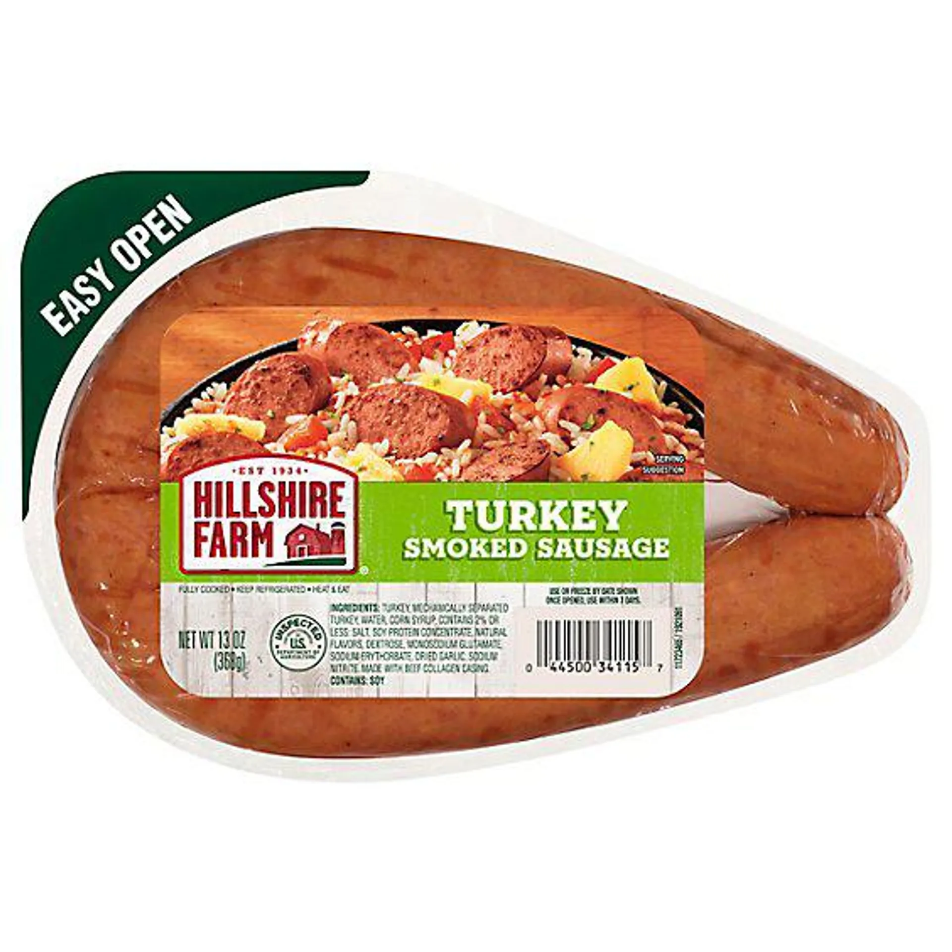 Hillshire Farm Turkey Smoked Sausage Rope - 13 Oz