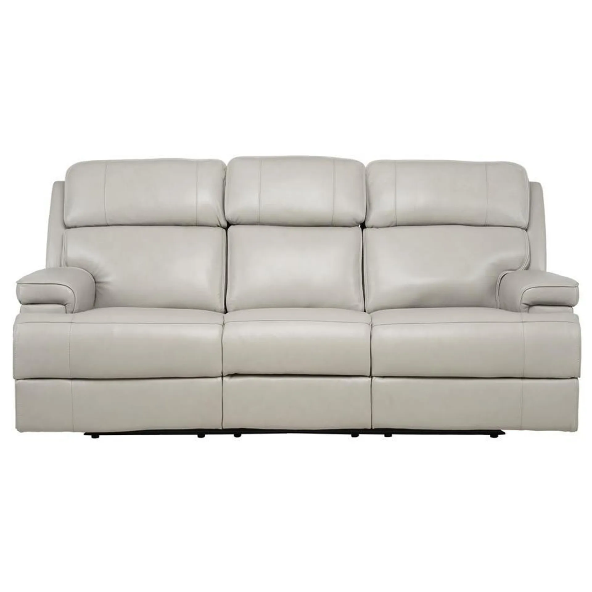 Alex Gray Leather Power Reclining Sofa