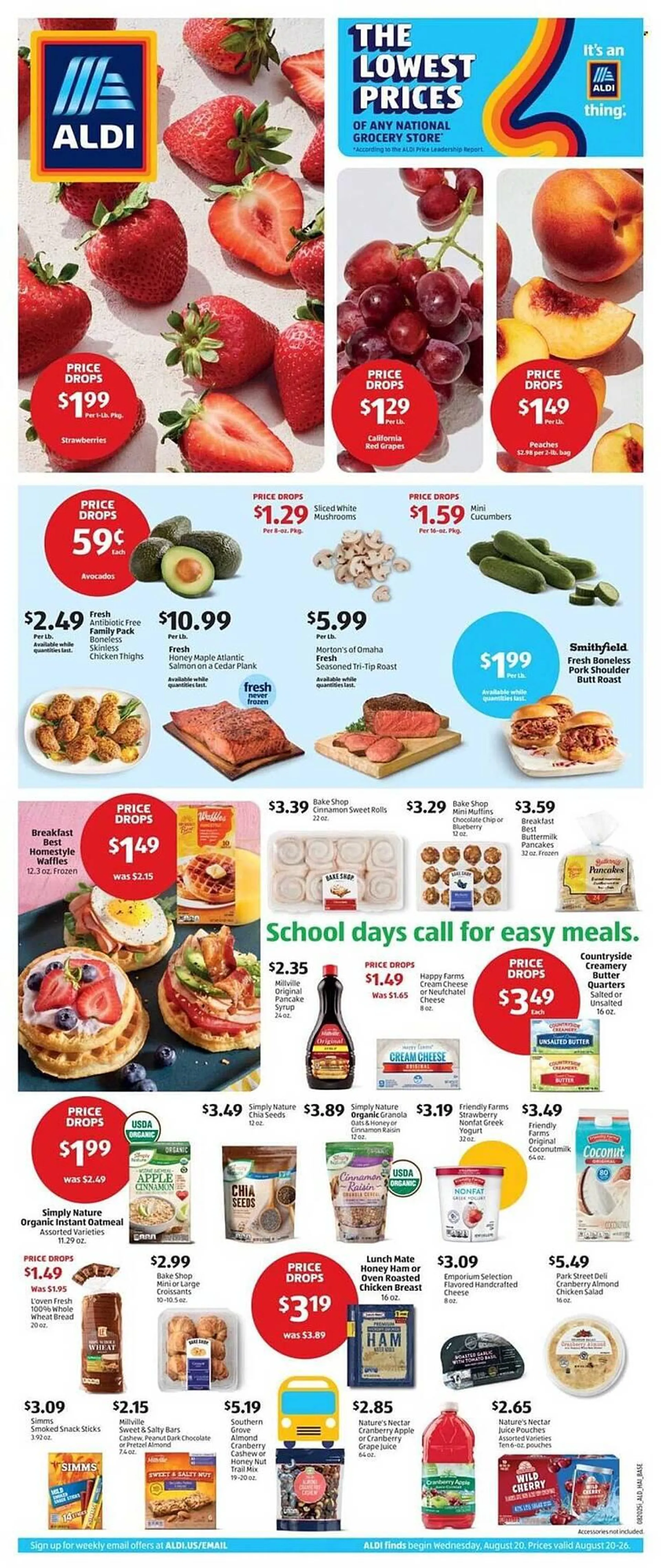 Weekly ad Aldi Weekly Ad from August 20 to August 26 2025 - Page 1