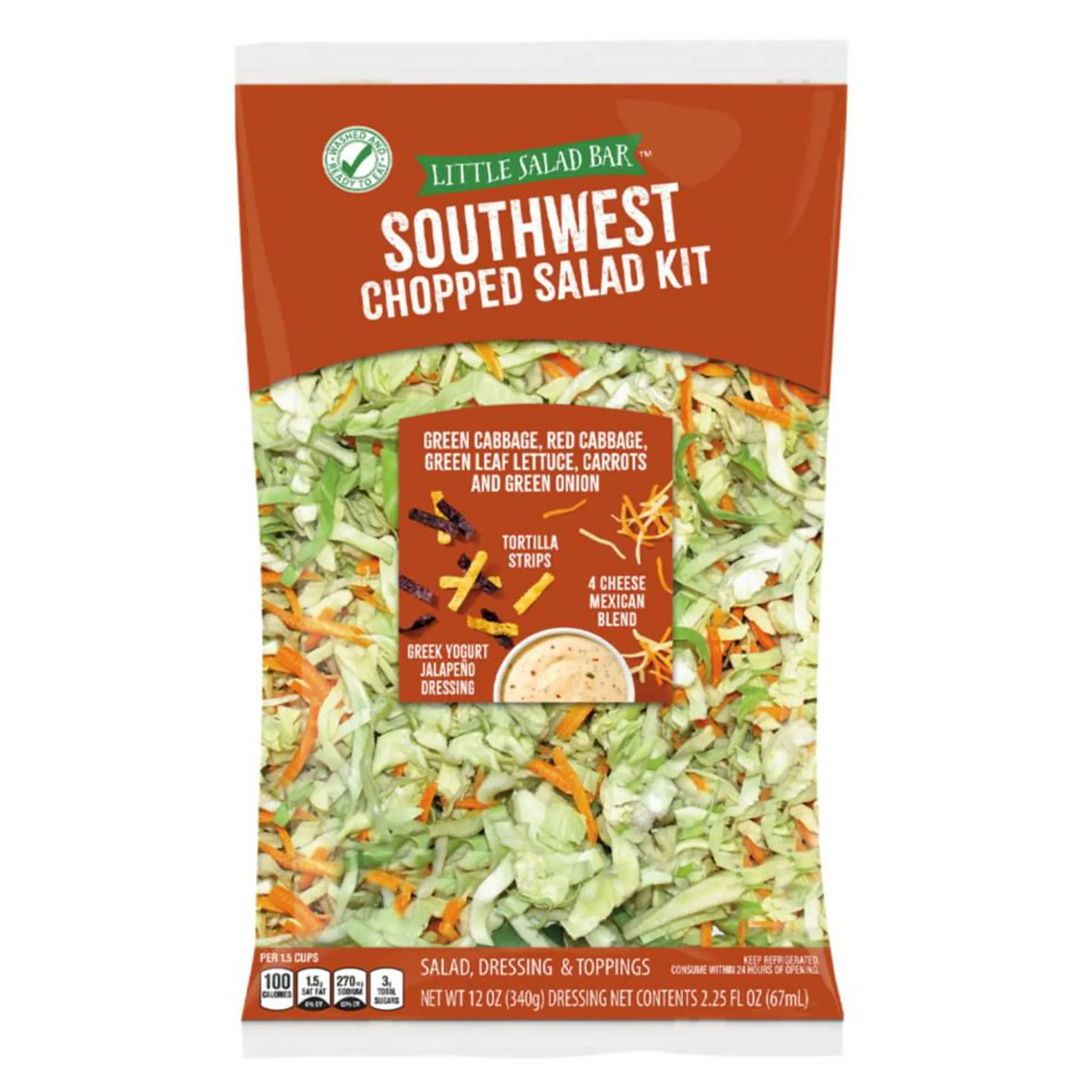 Southwest Chopped Salad Kit, 12 oz