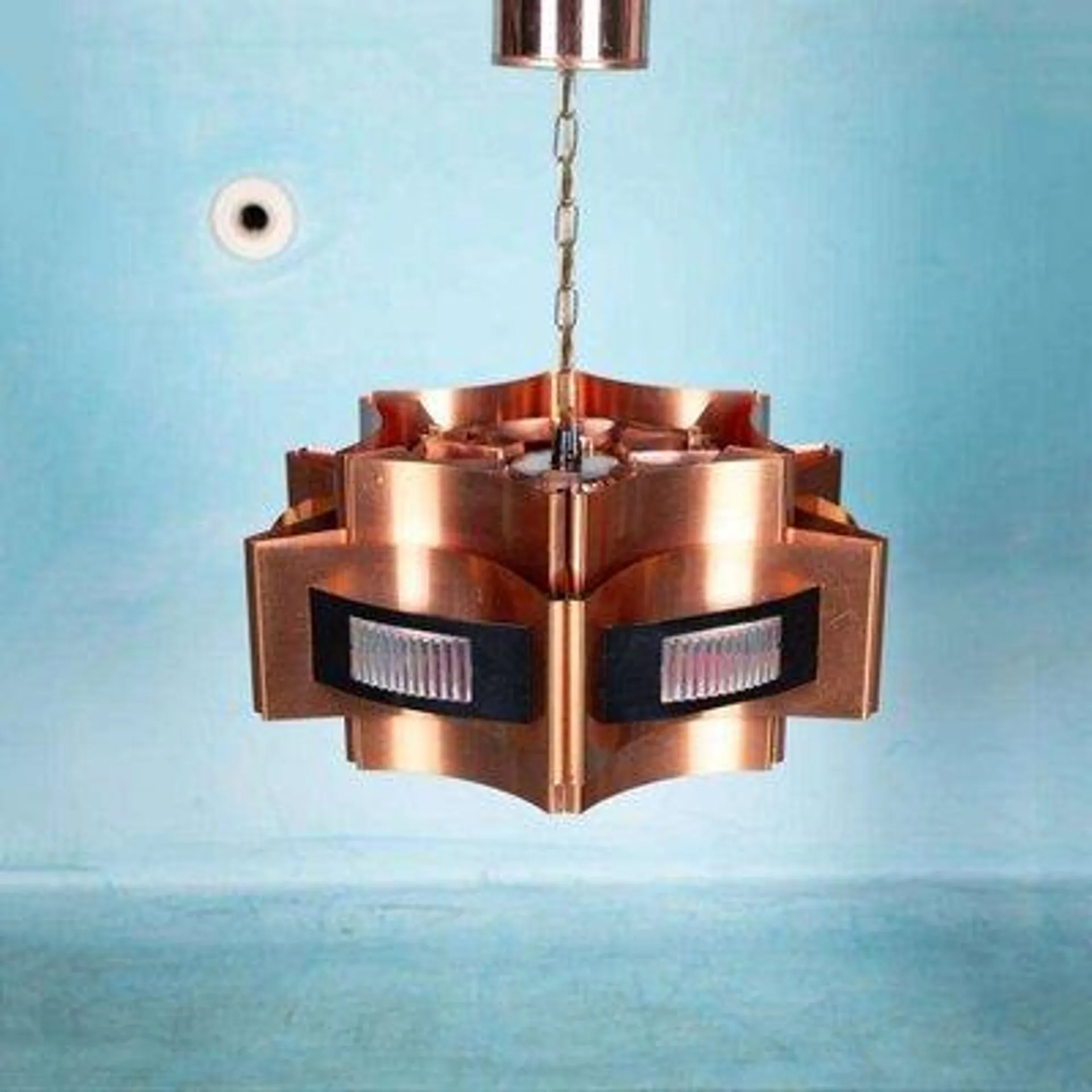 Space Age Copper Pendant by Werner Schou