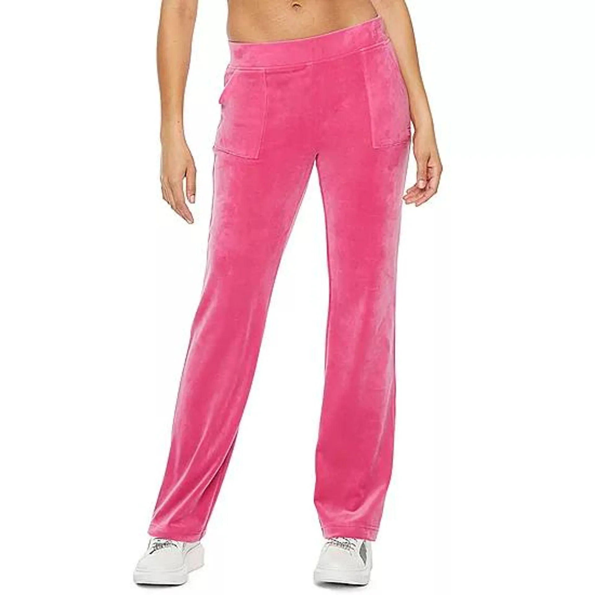 Juicy By Juicy Couture Womens Mid Rise Straight Track Pant-Juniors