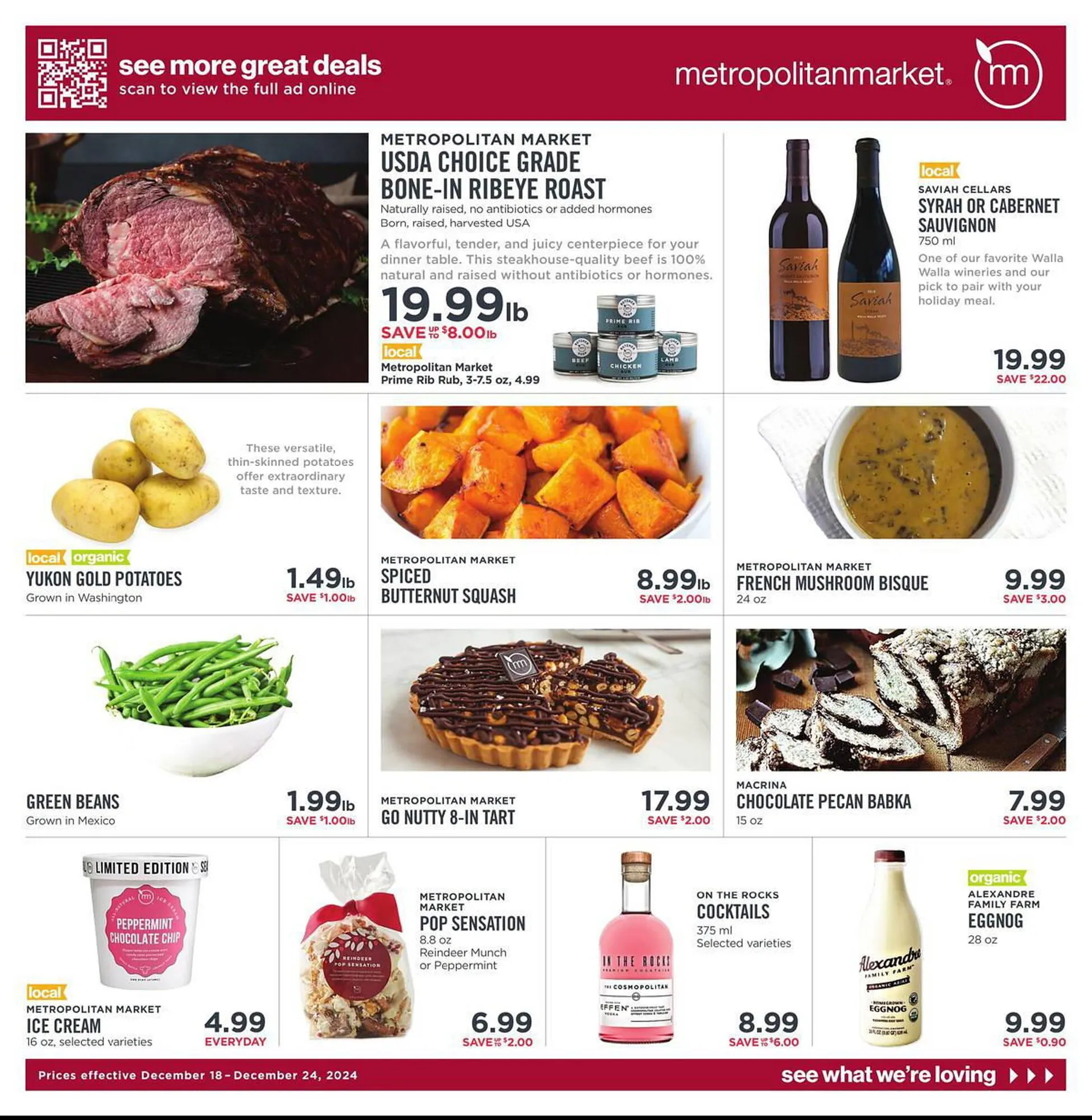 Metropolitan market Weekly Ad - 1