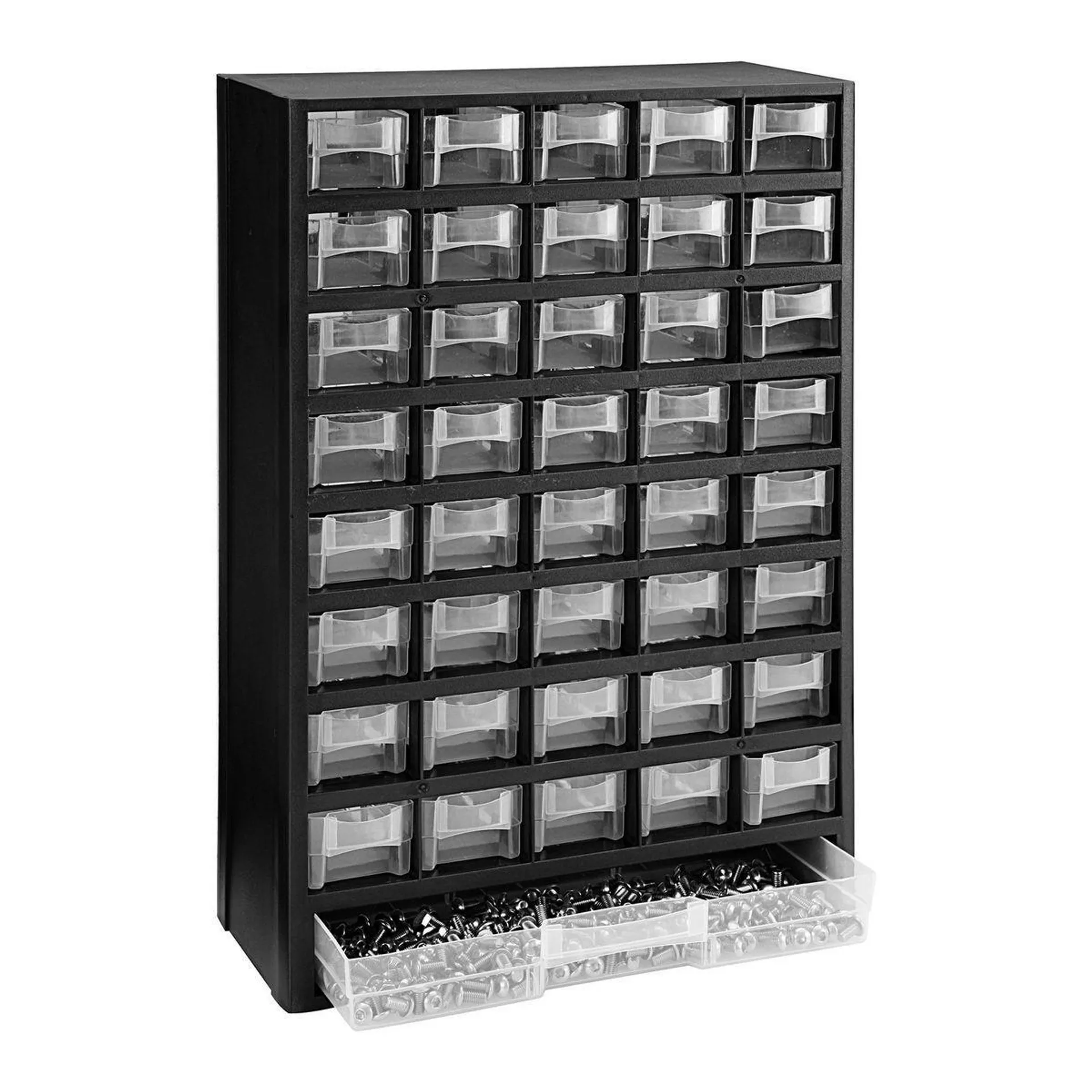 STOREHOUSE 40 Bin Organizer with Full Length Drawer