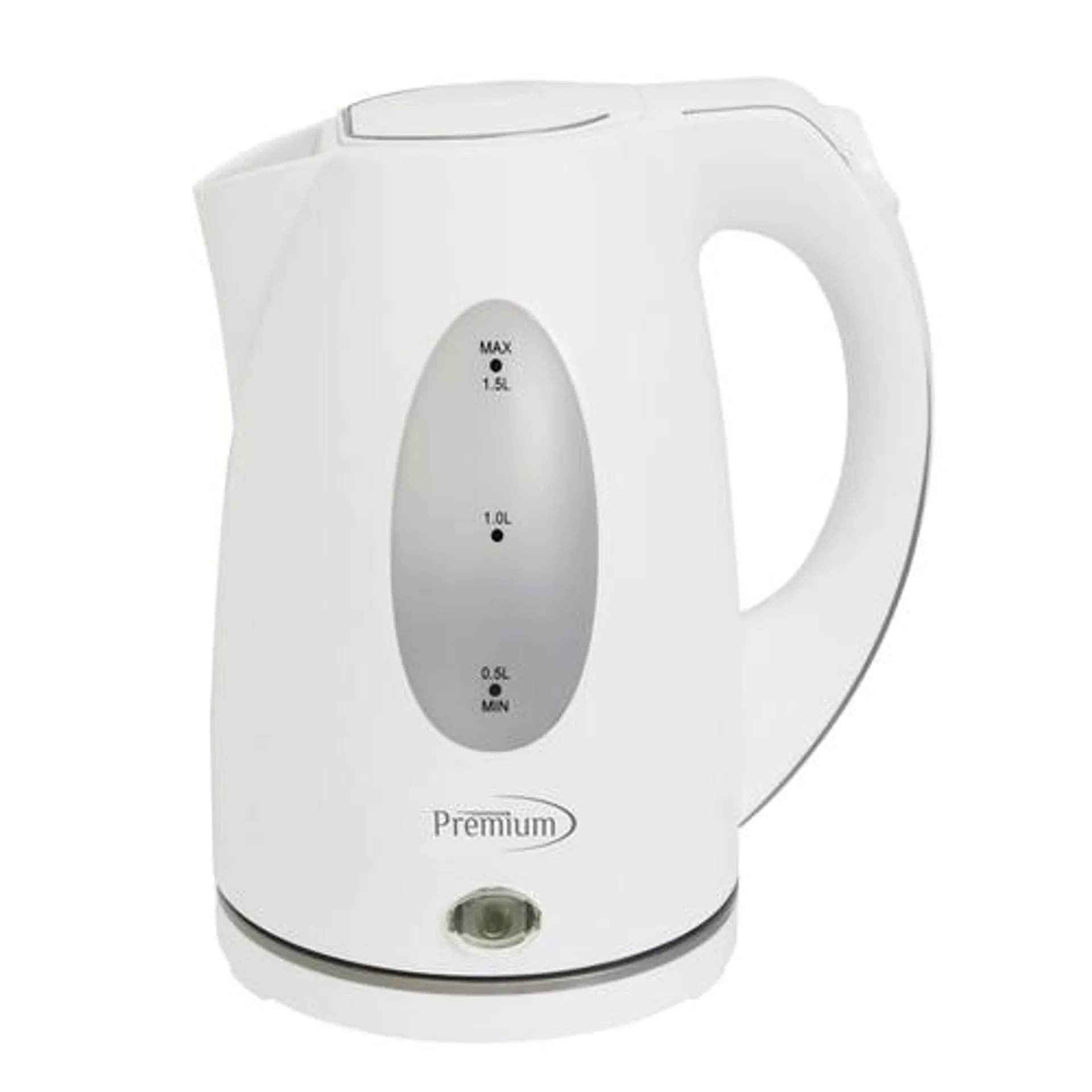 1.6 Quart Cordless Electric Tea Kettle with Boil Dry Protection in White