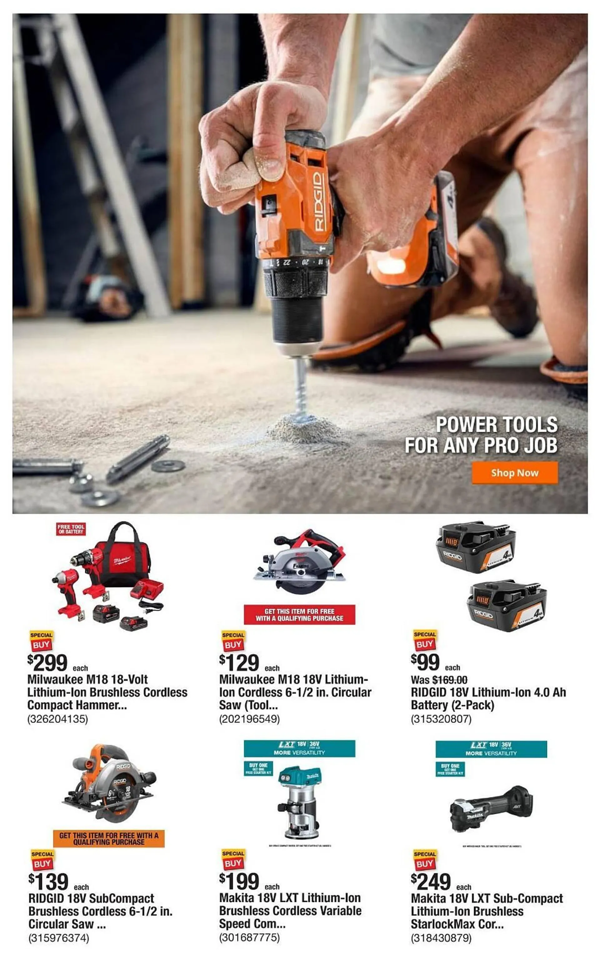 Weekly ad The Home Depot Weekly Ad from December 9 to December 16 2024 - Page 2