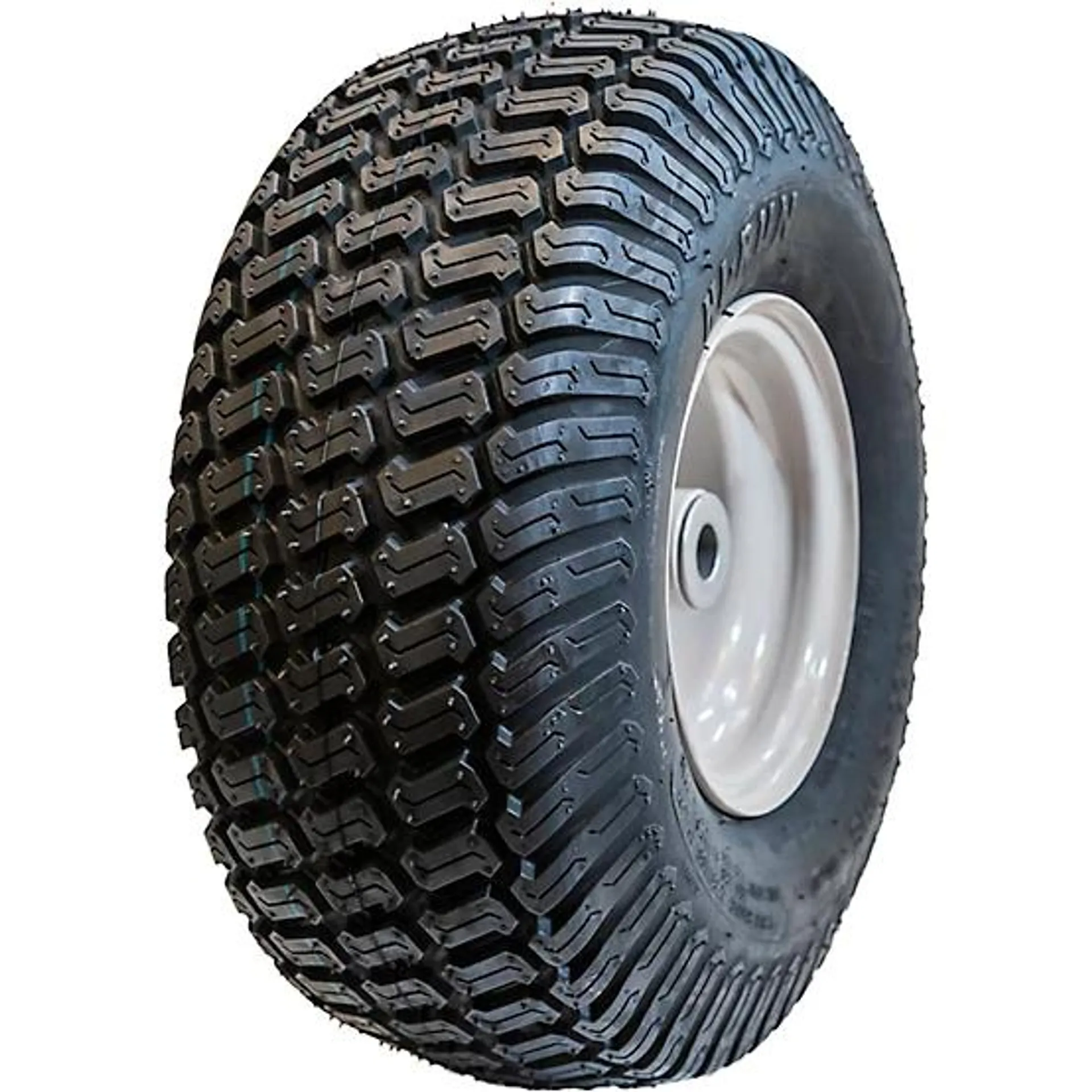 20x8-8 2PR SU05 Lawn and Garden Tire Assembly on 8x7 Wheel, Grayish White