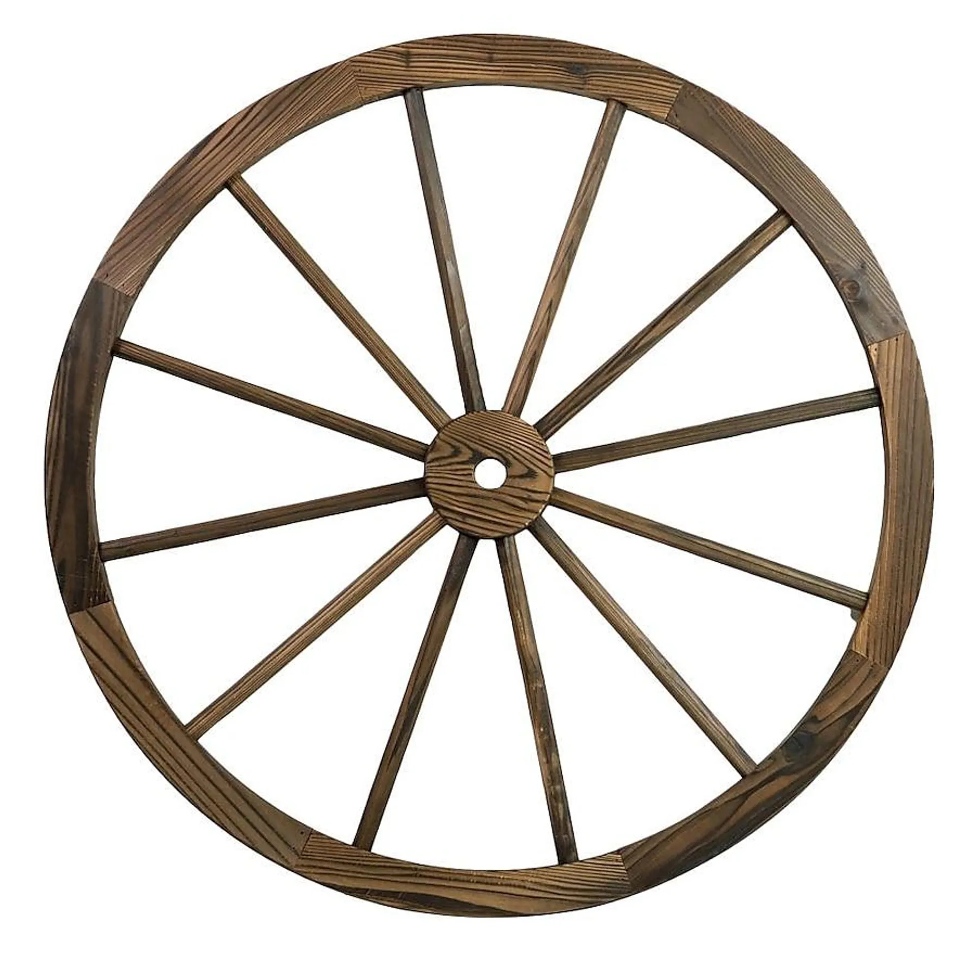 Sun-Ray 2 -Pack Brown Wood Farmhouse Decorative object