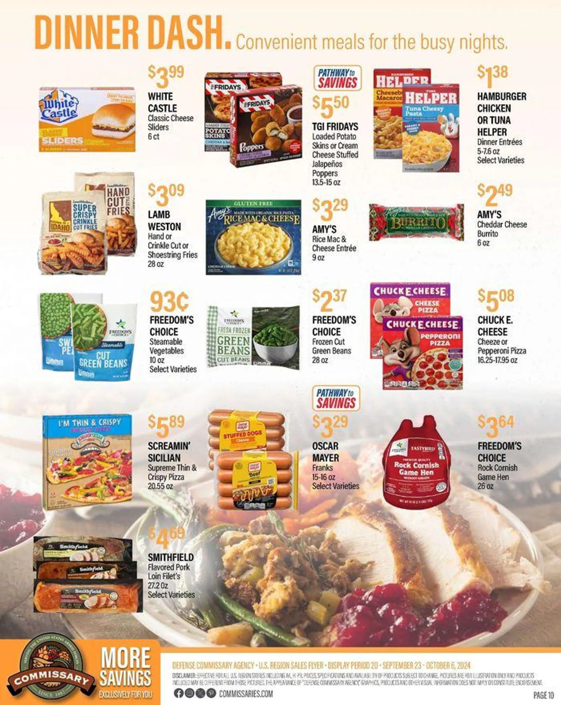 Weekly ad Flyer Commissary from September 23 to October 6 2024 - Page 10