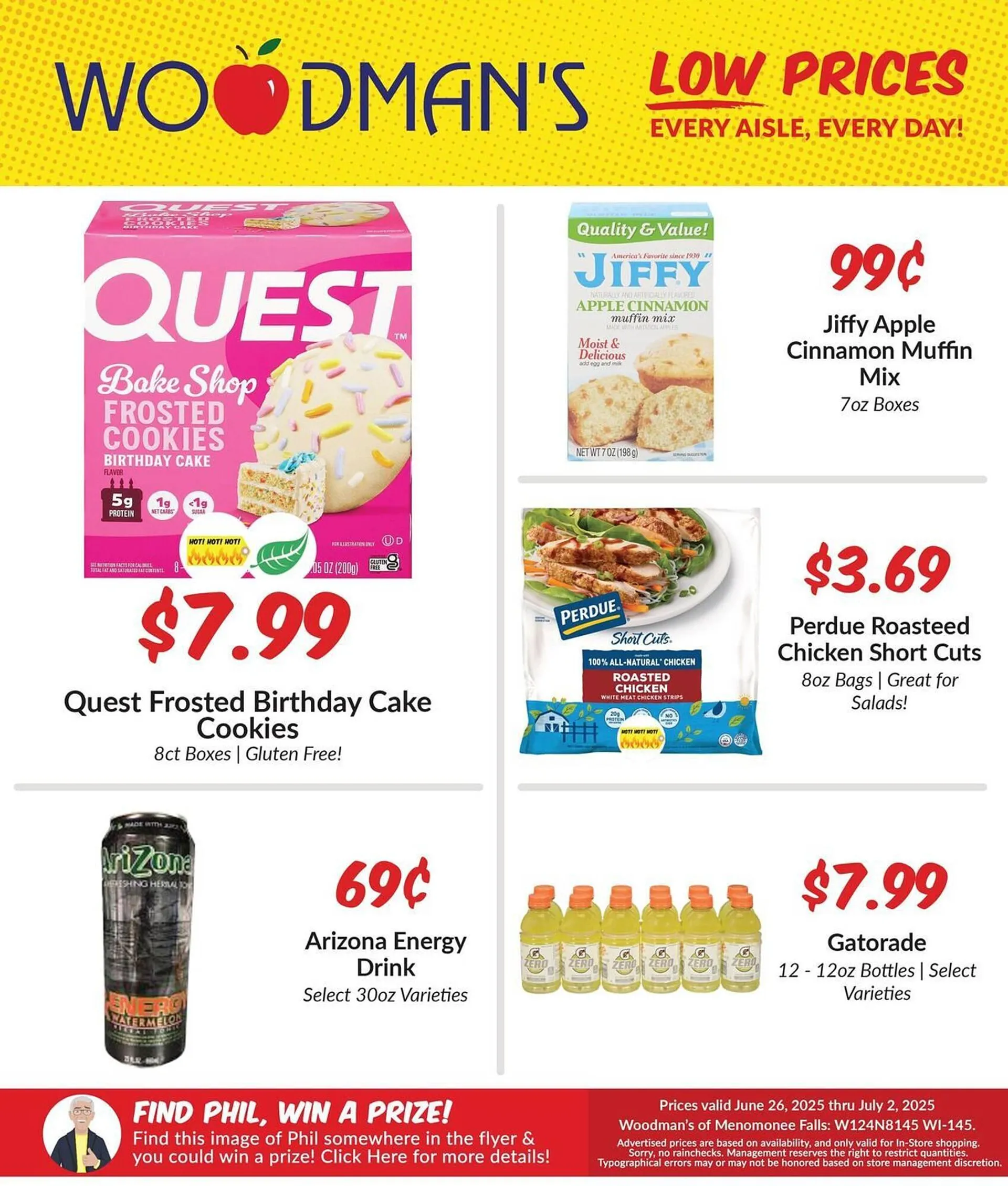 Weekly ad Woodman's Weekly Ad from June 26 to July 2 2025 - Page 1