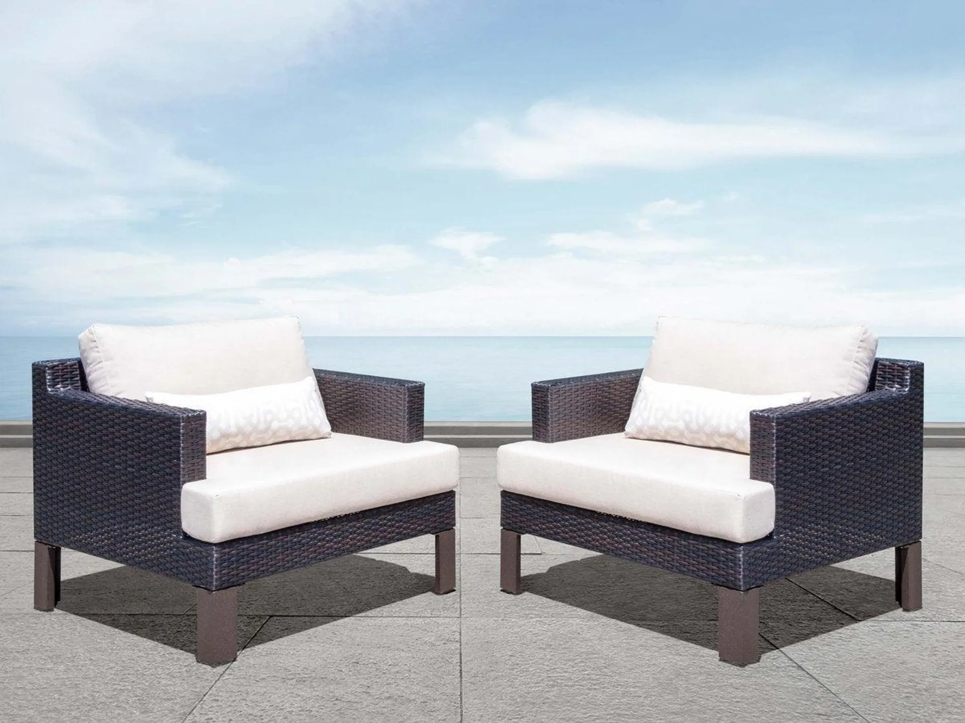 Montecito® Outdoor Patio Chair with Sunbrella Fabric (Set Of 2)