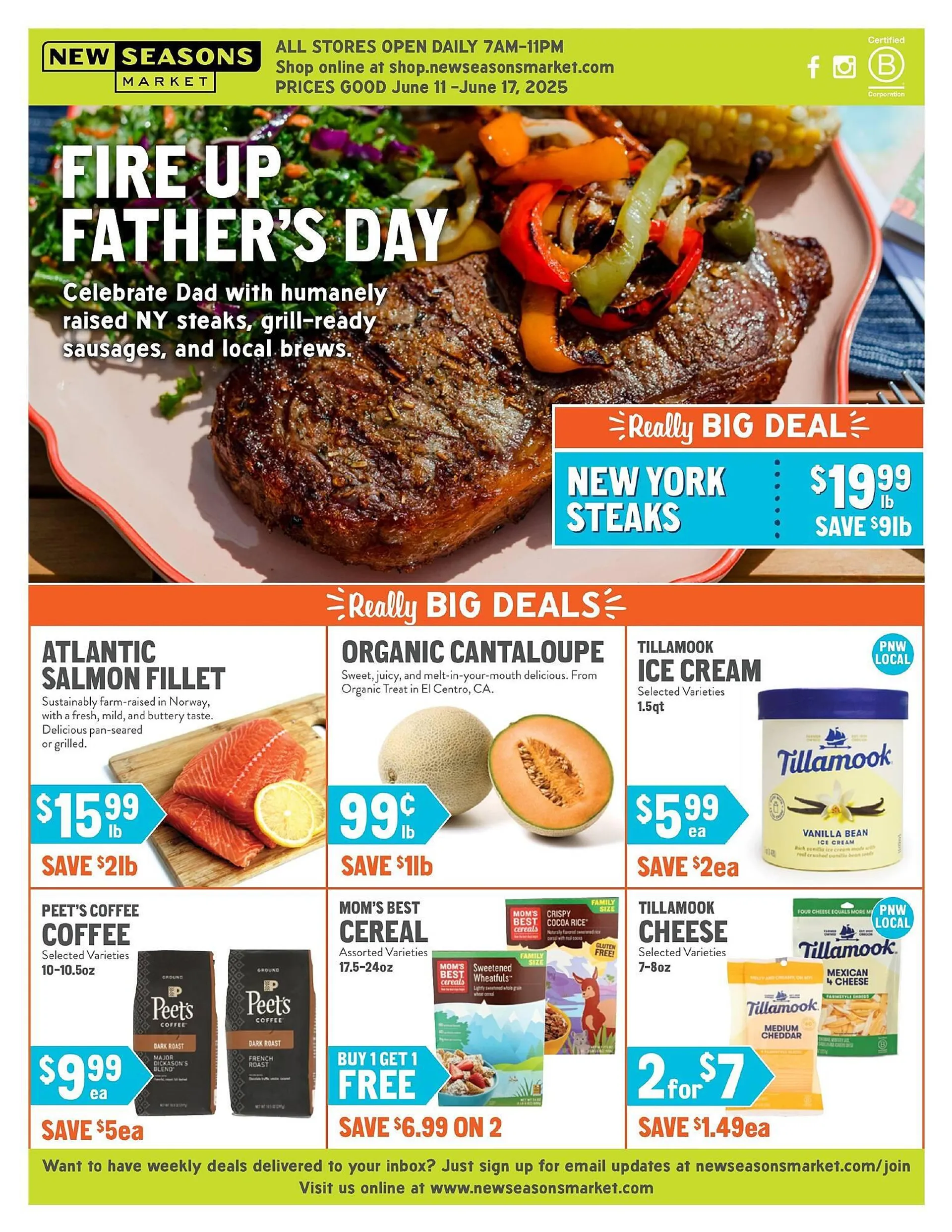 Weekly ad New Seasons Market ad from June 12 to June 17 2025 - Page 1