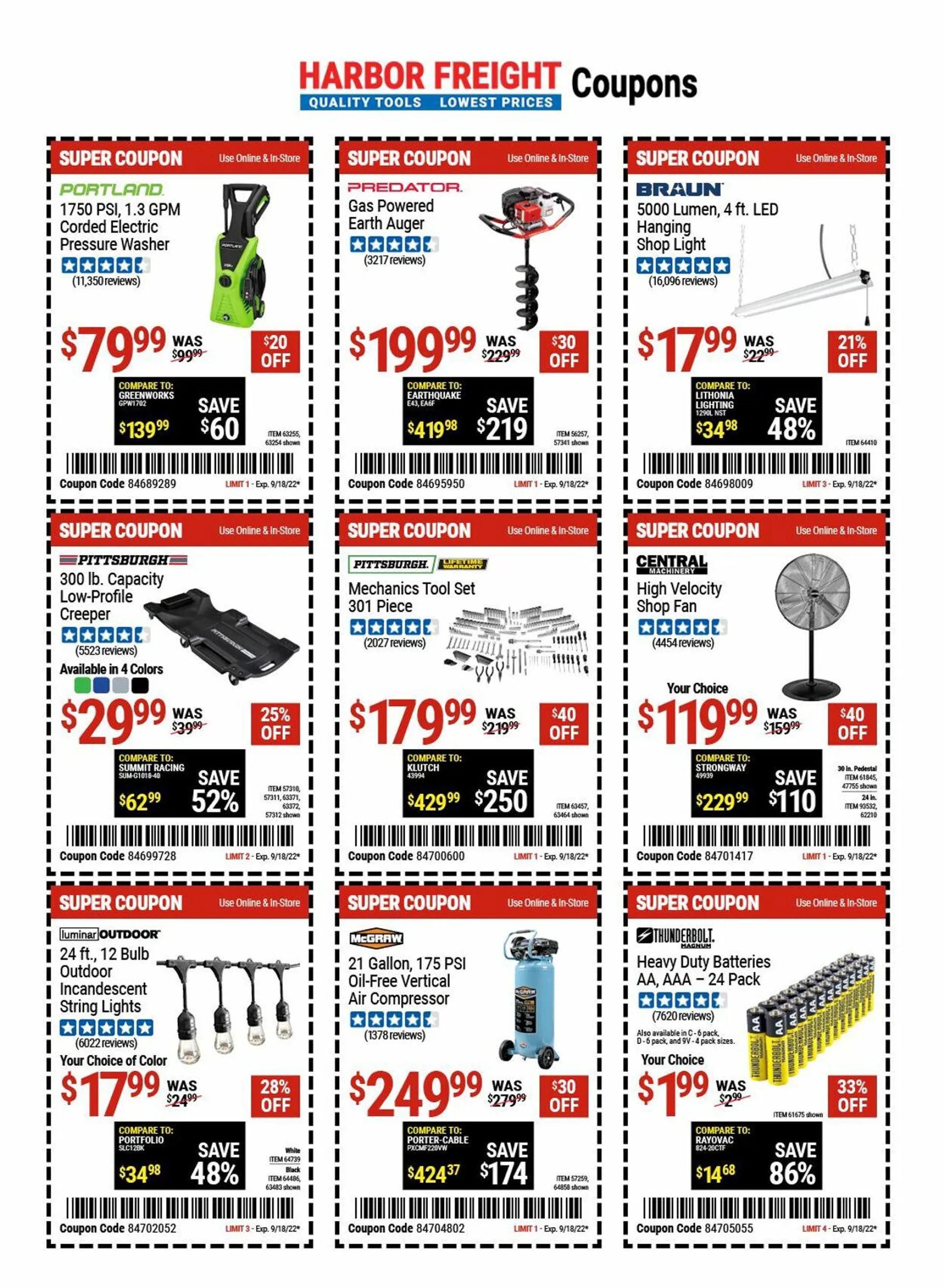 Harbor Freight Current weekly ad - 2
