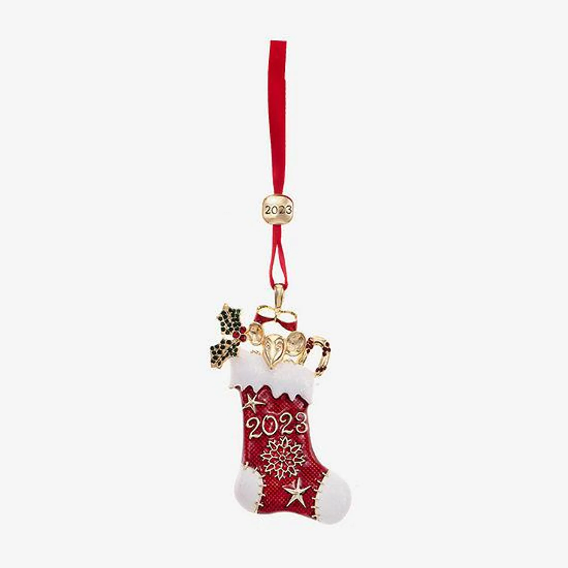 Monet Jewelry 2023 Stocking Christmas Ornament