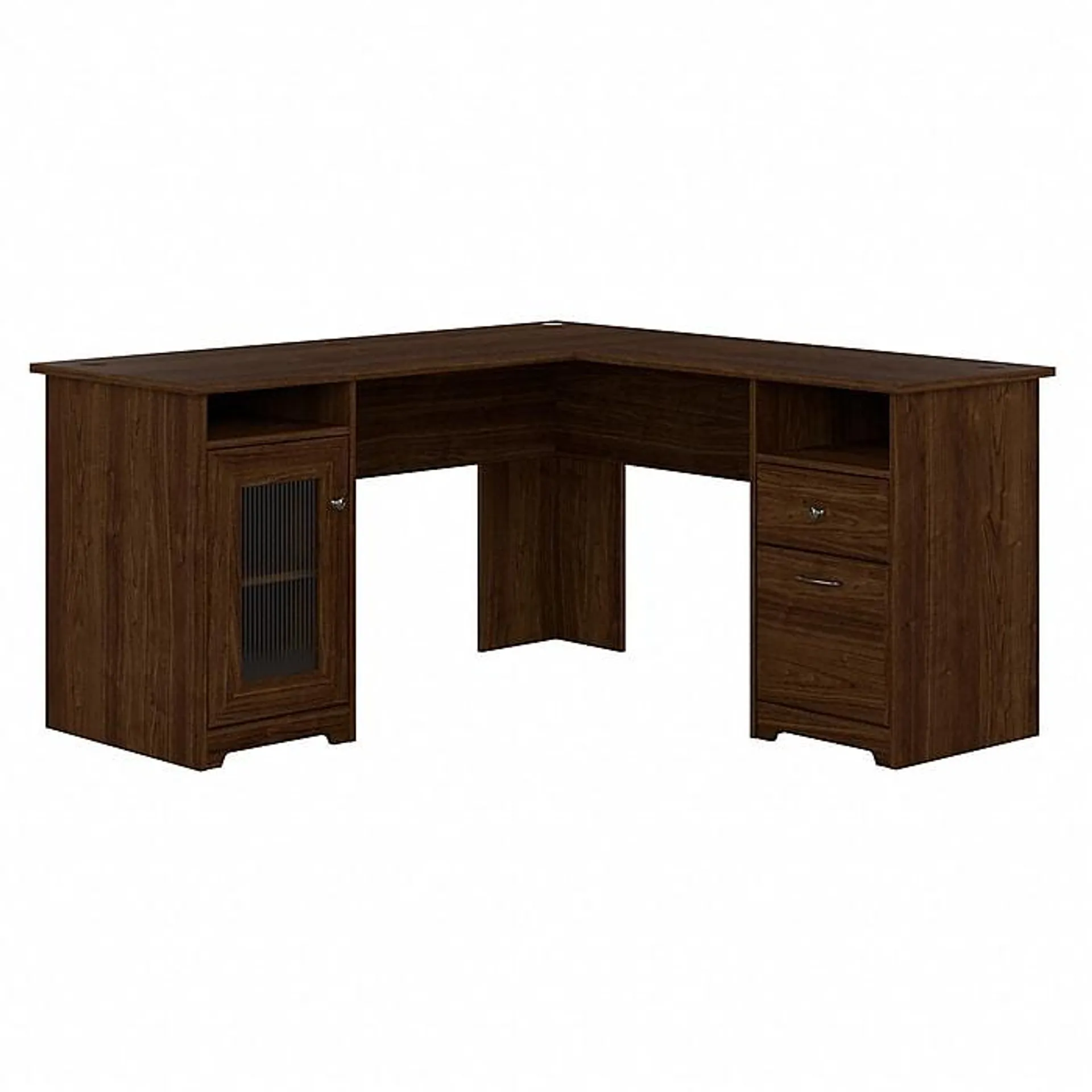 Bush Furniture Cabot 60"W L Shaped Computer Desk,