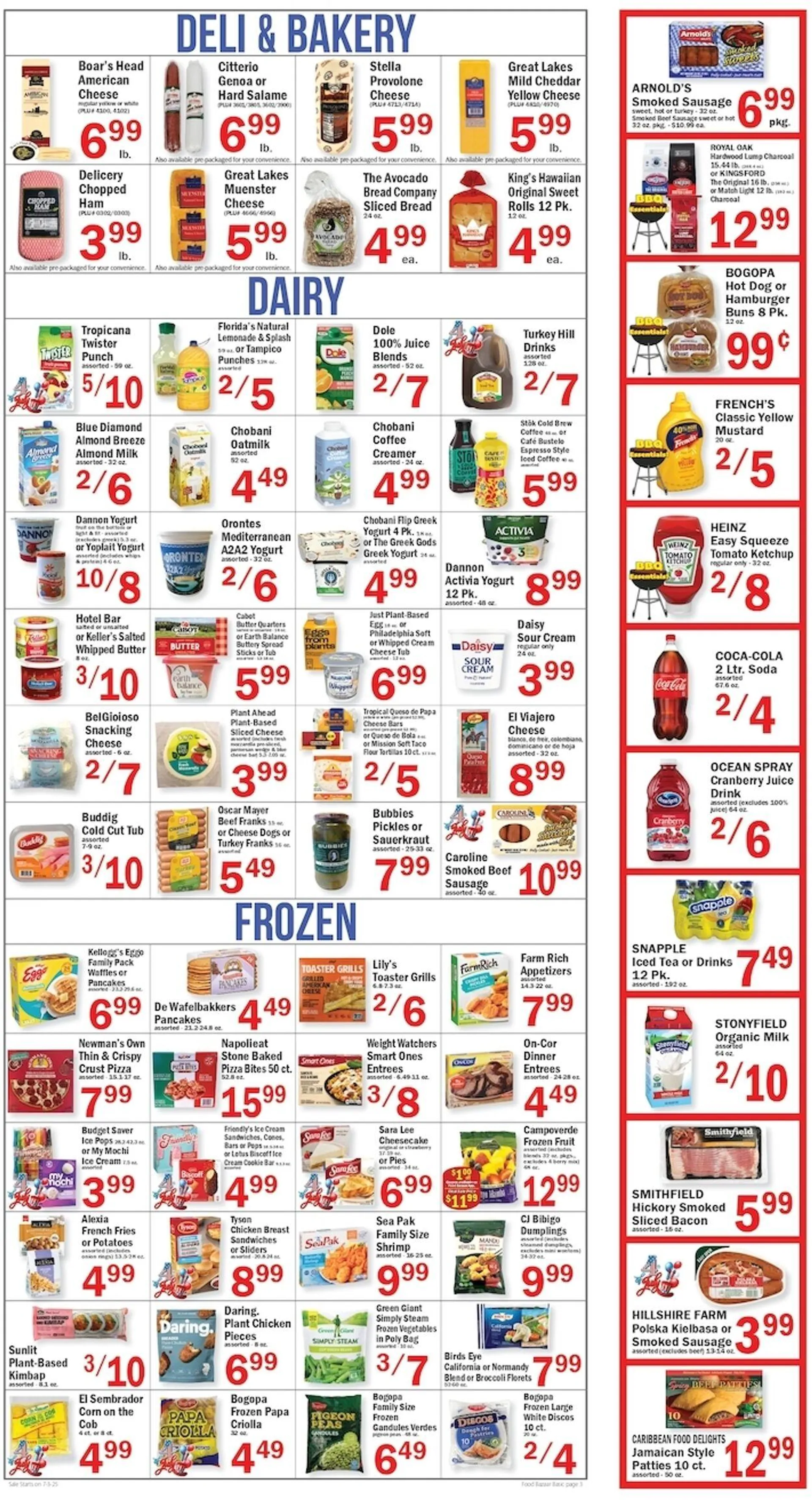 Weekly ad Food Bazaar Current weekly ad from July 3 to July 11 2025 - Page 3