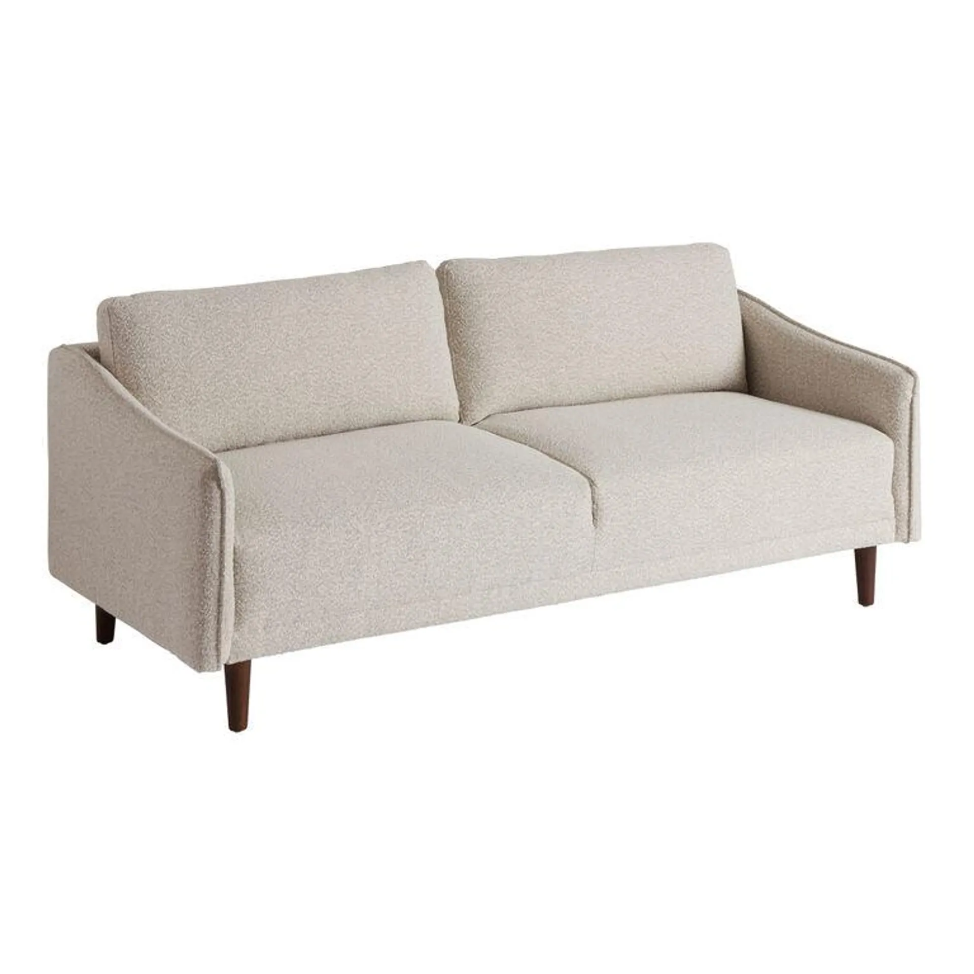 Desmond Ivory Boucle Slope Arm Sofa