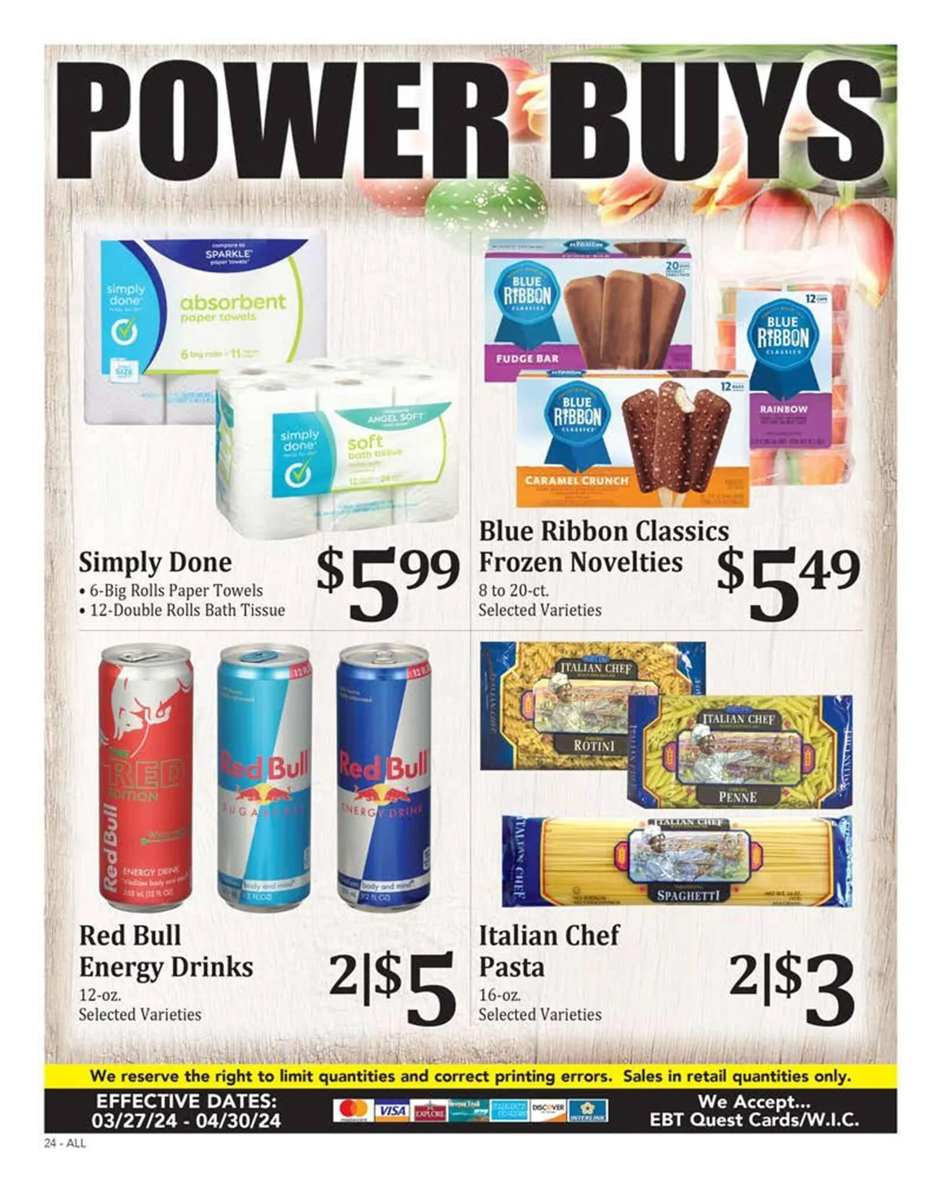 Weekly ad Rosauers Weekly Ad from March 28 to April 30 2024 - Page 24
