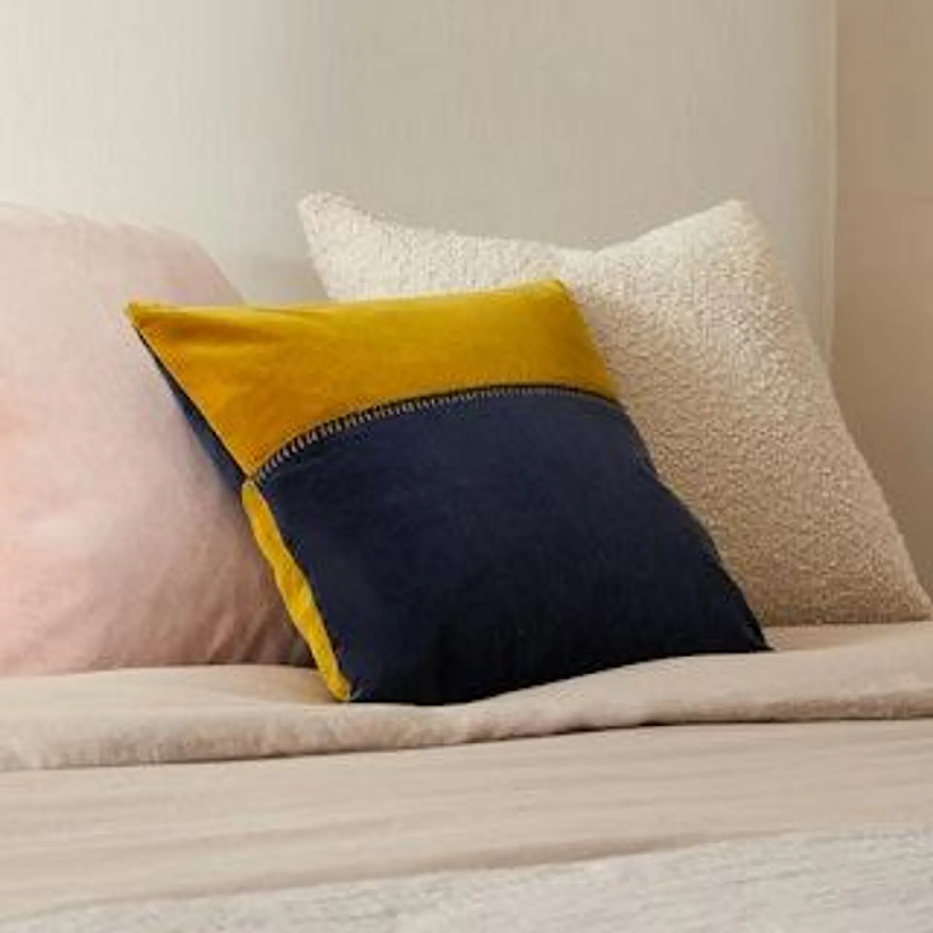 Torrey Velvet Pillow - Cascadia Blue